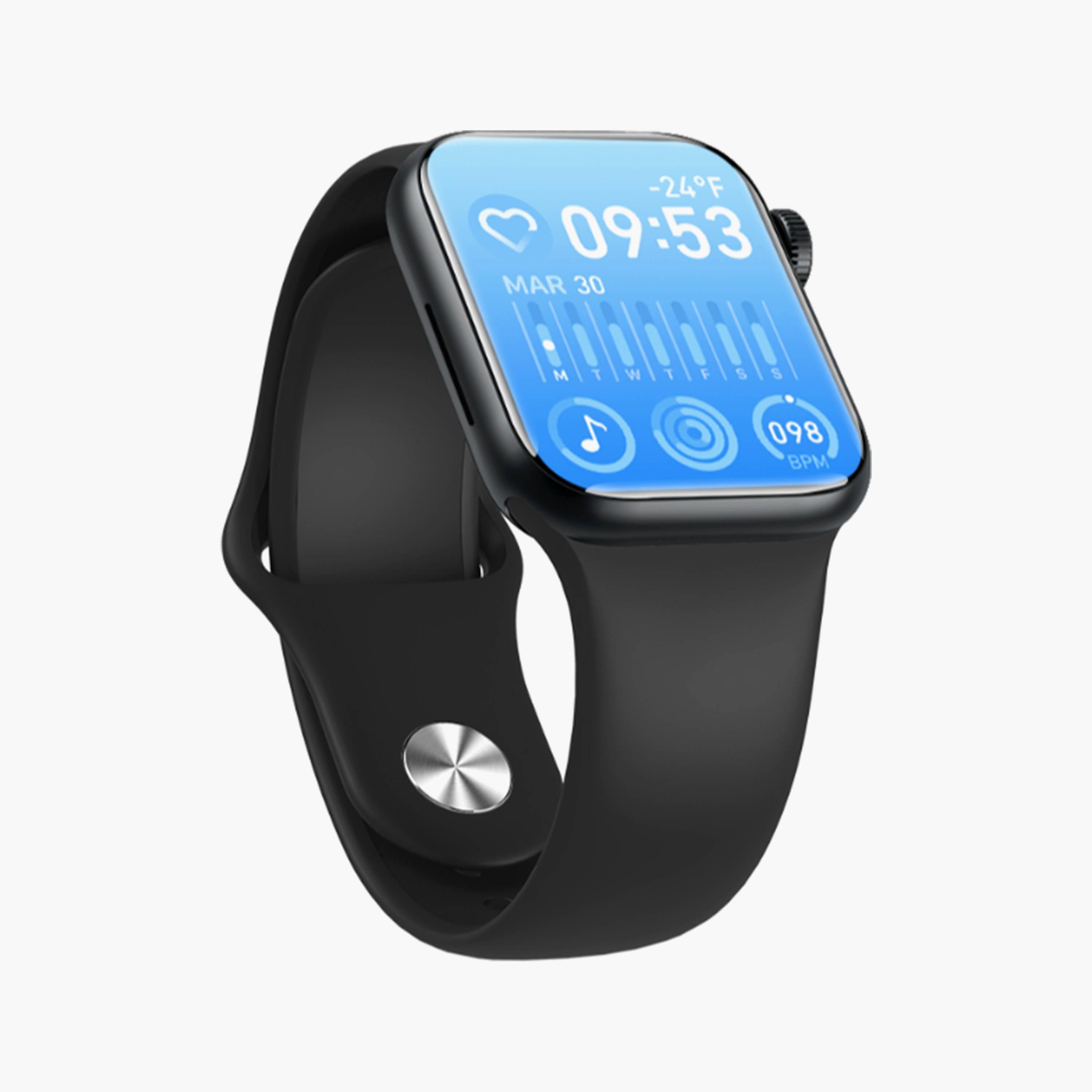 Kenneth Scott Unisex Blue Silicone Strap Smart Watch | KS-8PROMAX-BLUE-men-watchesandjewellery-watches-image-2