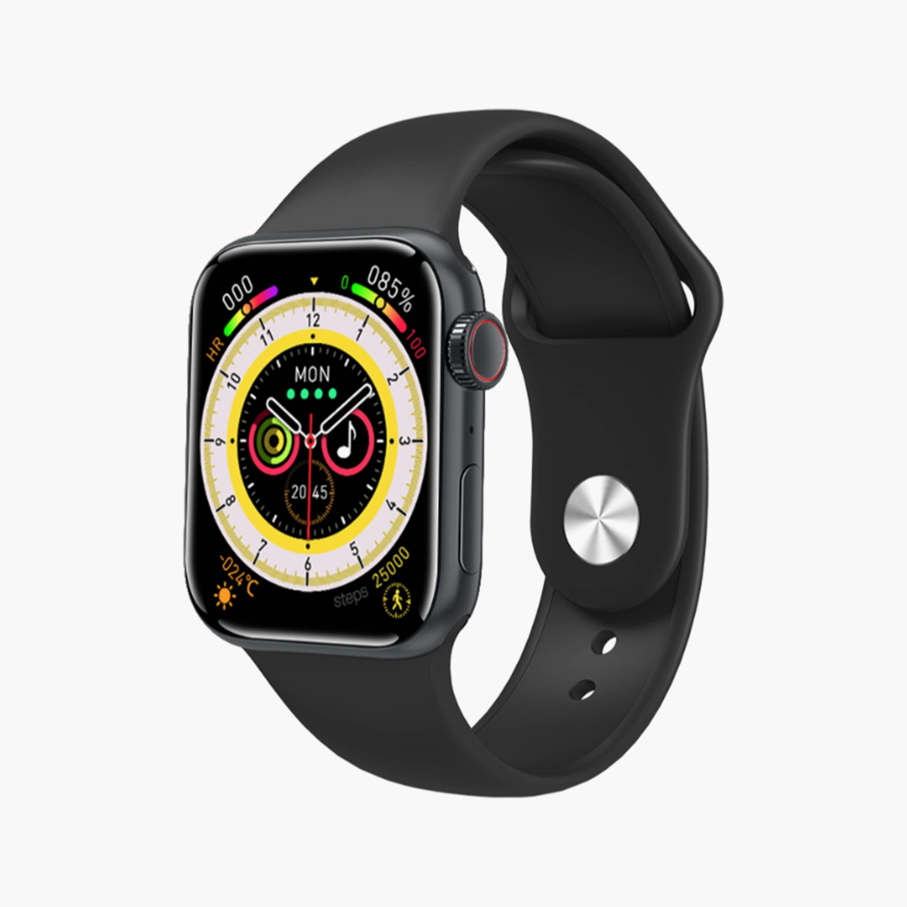 ساعة ذكية من كينيث سكوت للجنسين بسوار سيليكون اسود | KS-8PROMAX-BLACK-men-watchesandjewellery-watches-image-1