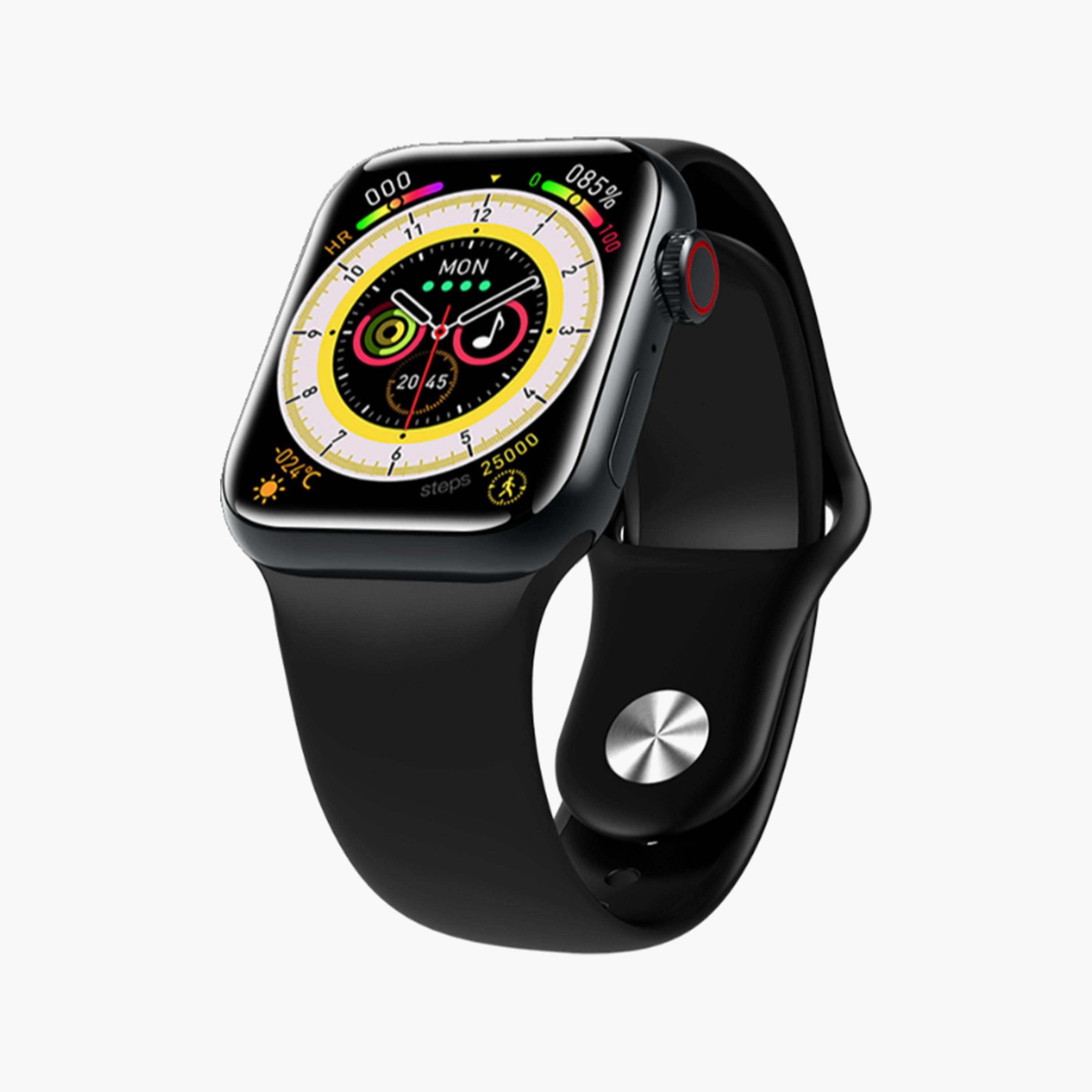 Kenneth Scott Unisex Black Silicone Strap Smart Watch | KS-8PROMAX-BLACK-men-watchesandjewellery-watches-image-3