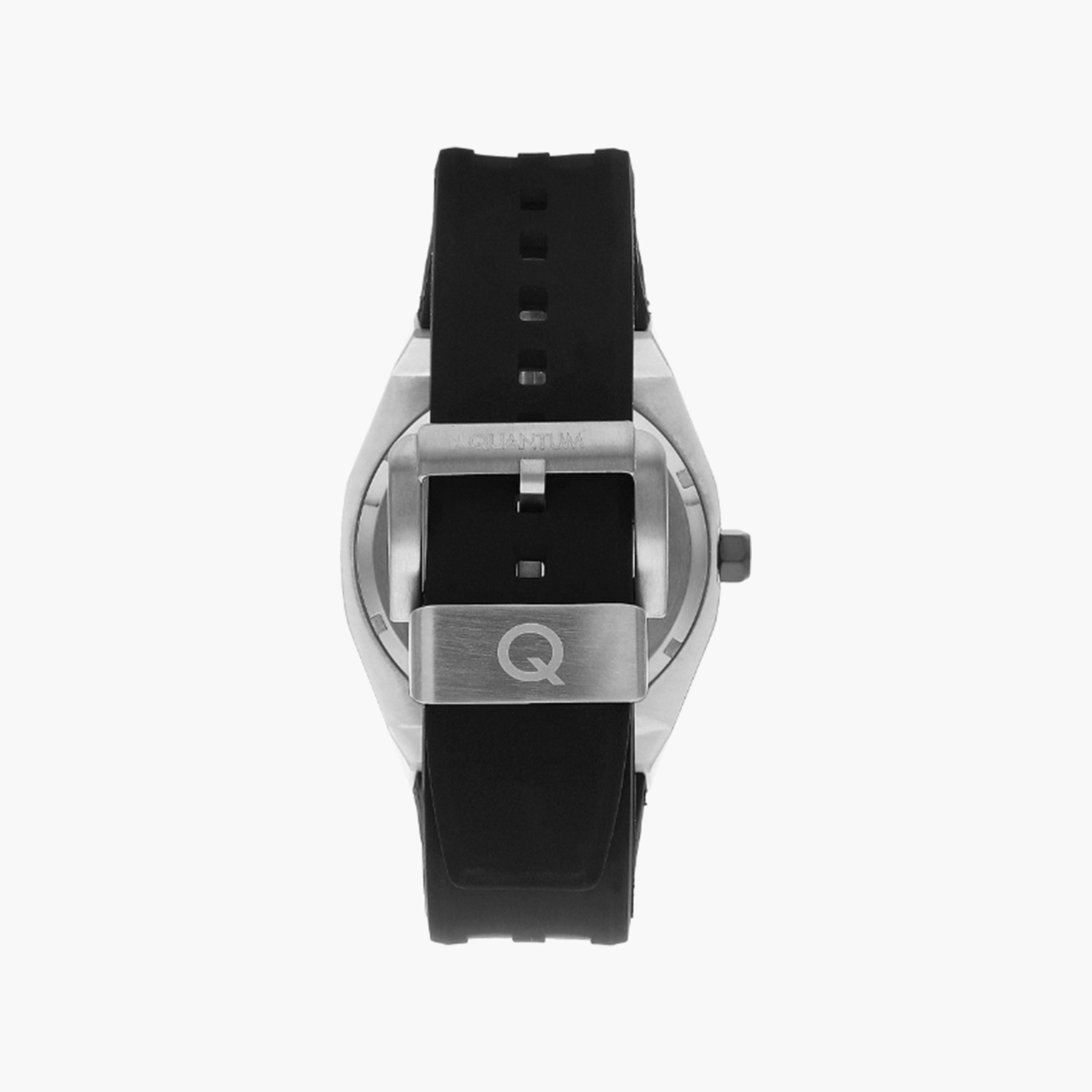 Quantum Men's Black Automatic Silicone Strap Watch | QMG1074.051-men-watchesandjewellery-watches-image-3