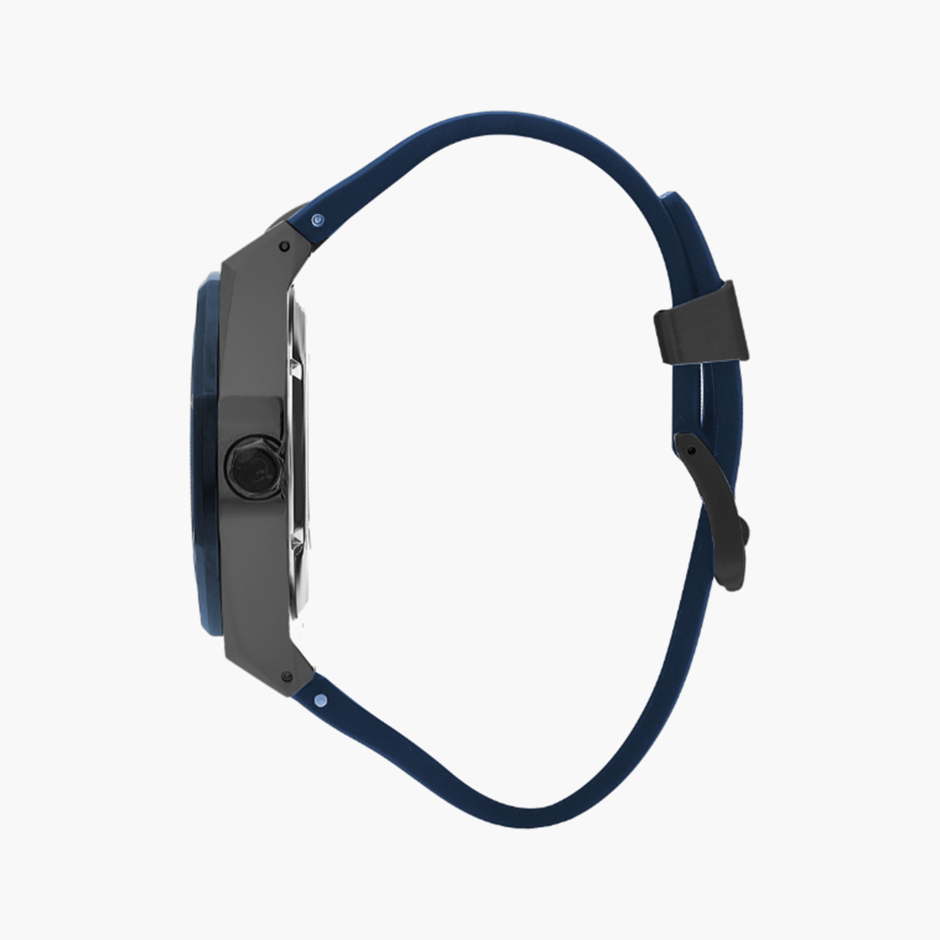 Quantum Men's Blue Automatic Silicone Strap Watch | QMG1074.699-men-watchesandjewellery-watches-image-2