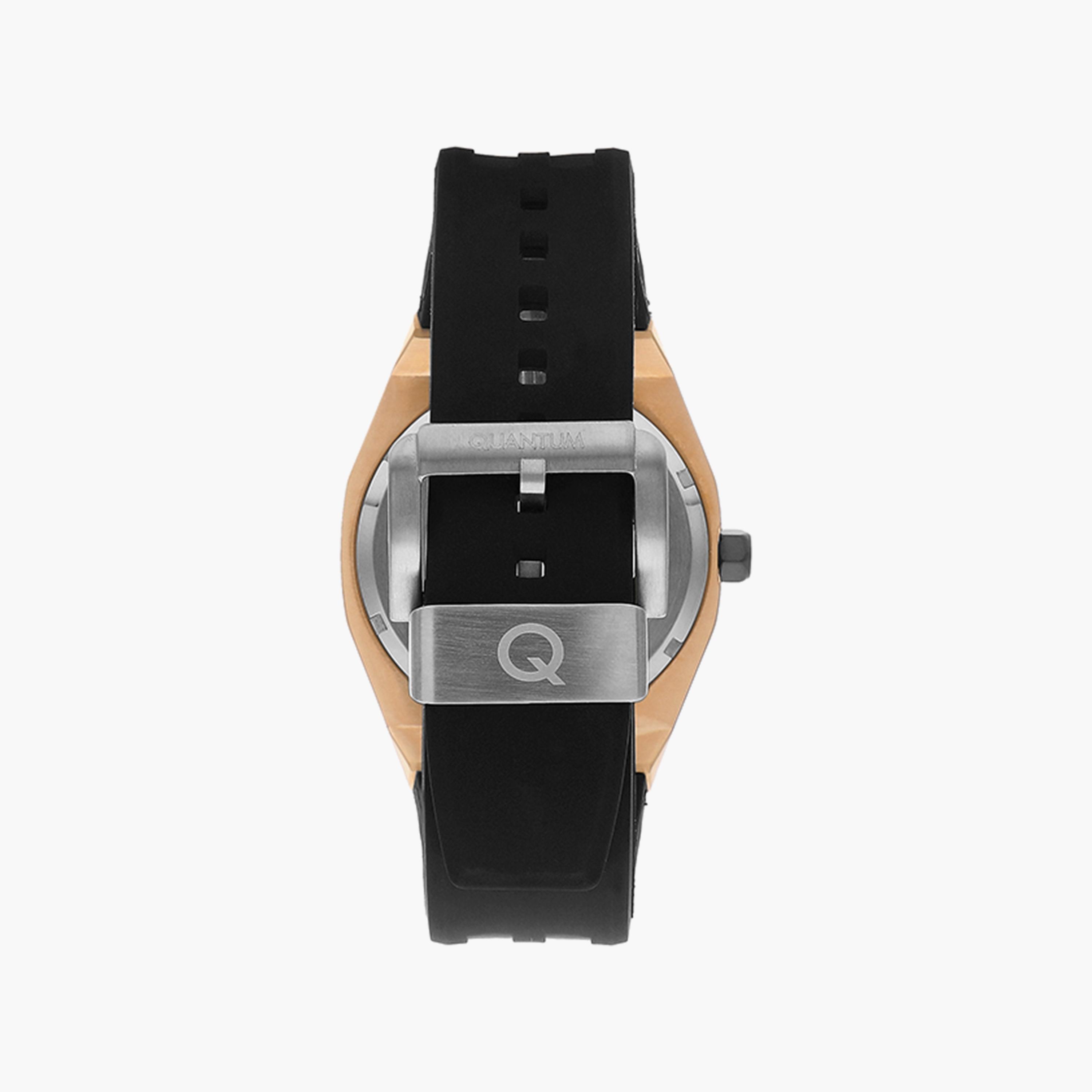 ساعة كوانتوم الأوتوماتيكية بسوار سيليكون أسود للرجال | QMG996.851-men-watchesandjewellery-watches-image-3