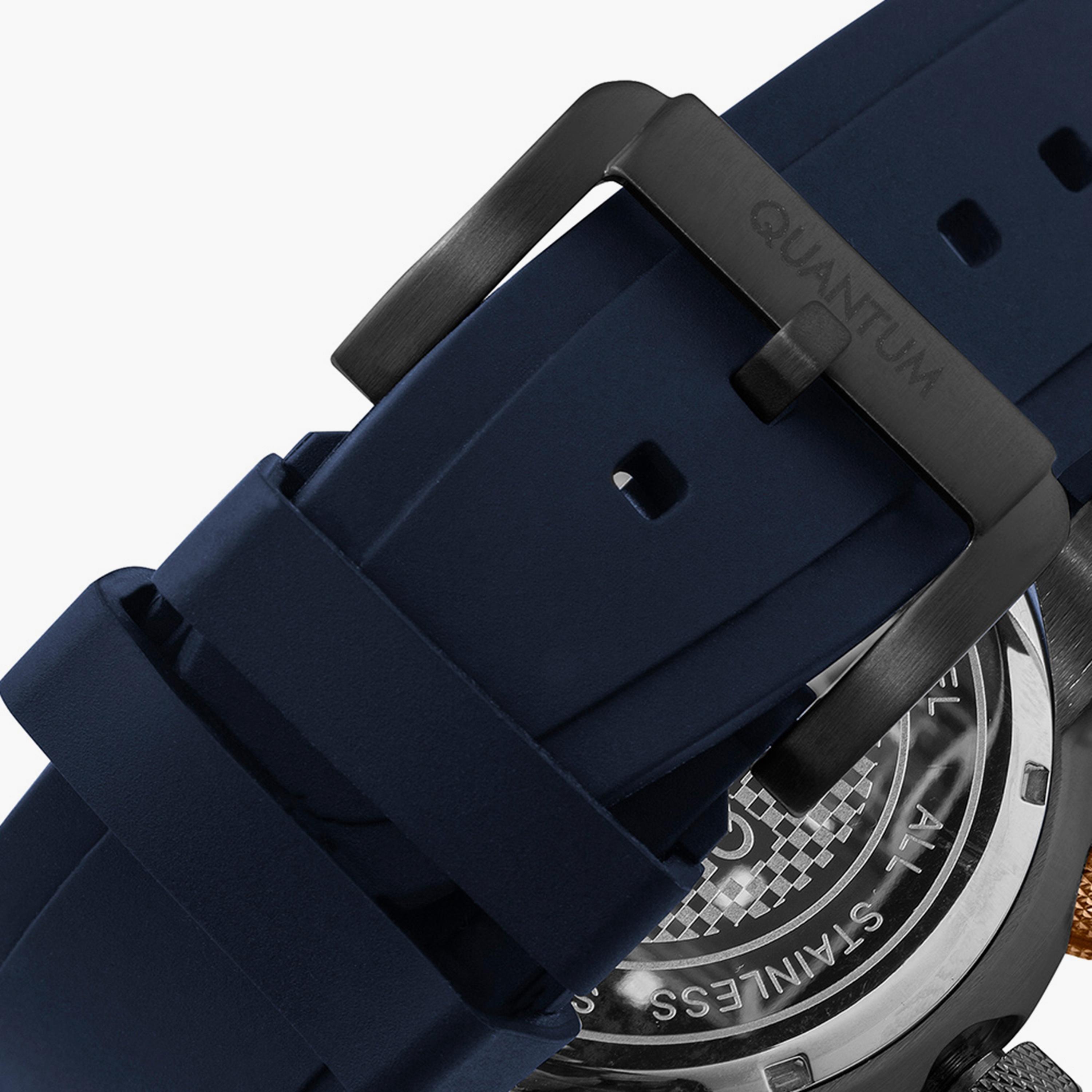 Quantum Men's Blue Chronograph Silicone Strap Watch | HNG688.090-men-watchesandjewellery-watches-image-3