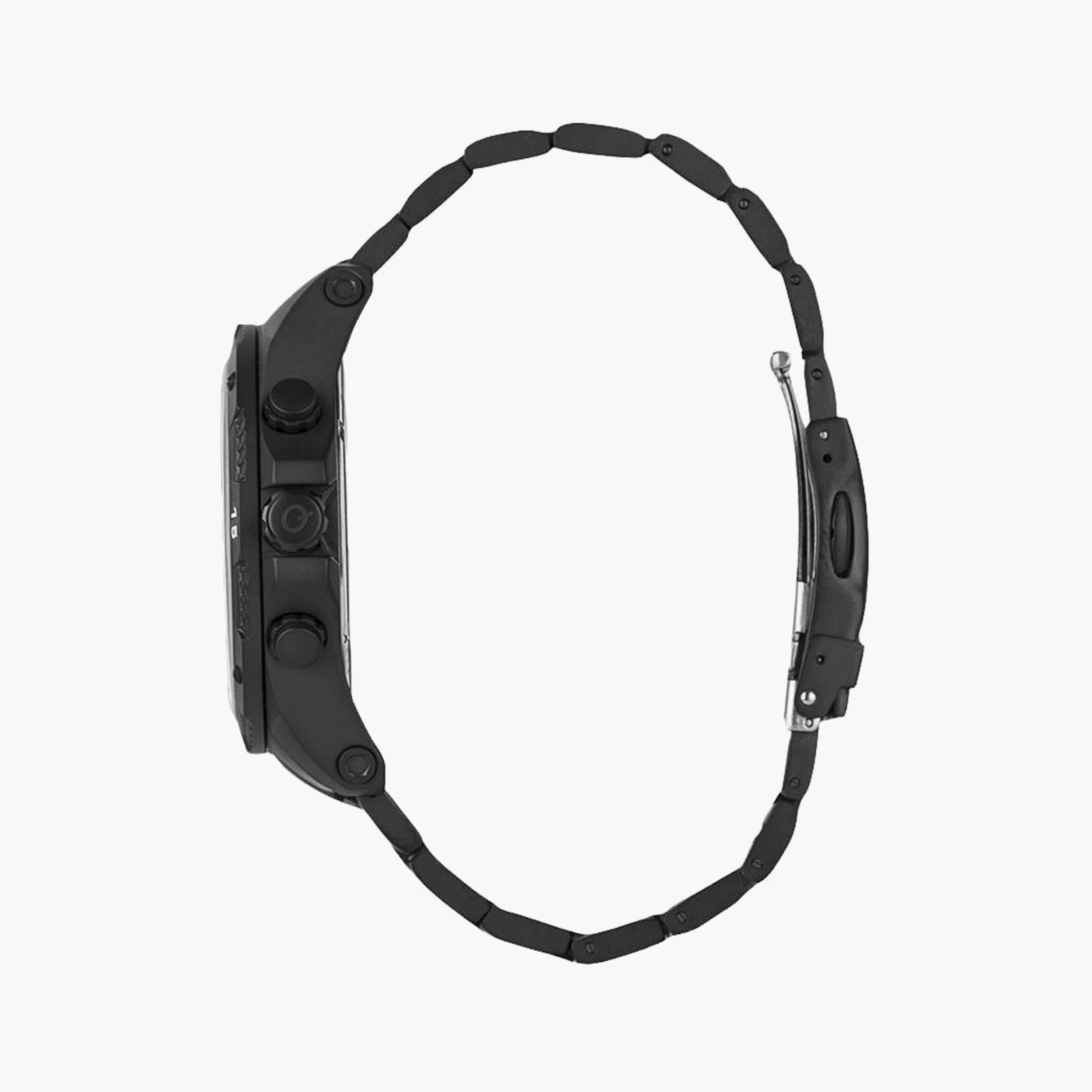Quantum Men's Black Chronograph Stainless Steel Strap Watch | ADG691.650-men-watchesandjewellery-watches-image-2