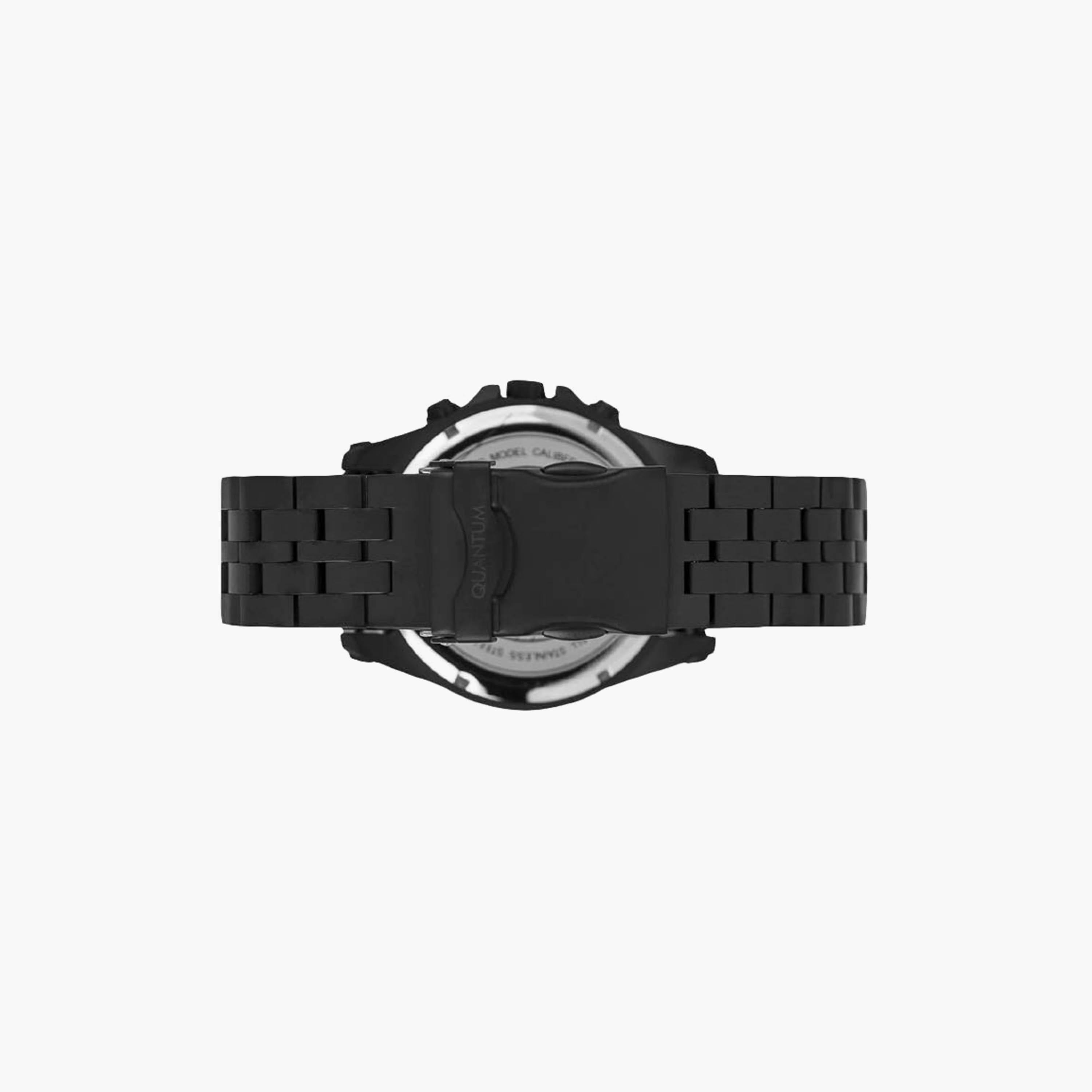 Quantum Men's Black Chronograph Stainless Steel Strap Watch | ADG691.650-men-watchesandjewellery-watches-image-3