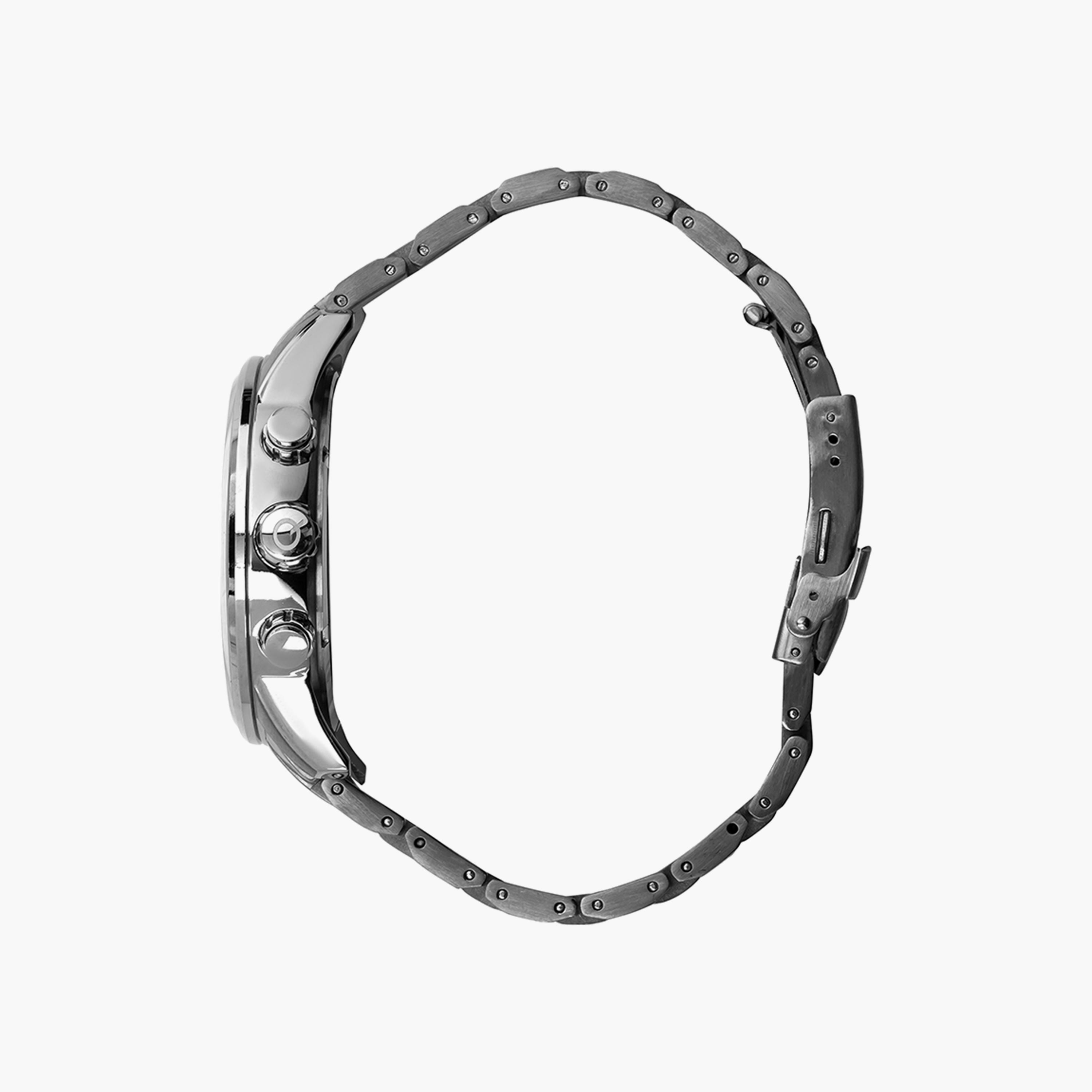 Quantum Men's Silver Chronograph Stainless Steel Strap Watch | TTG918.090-men-watchesandjewellery-watches-image-2