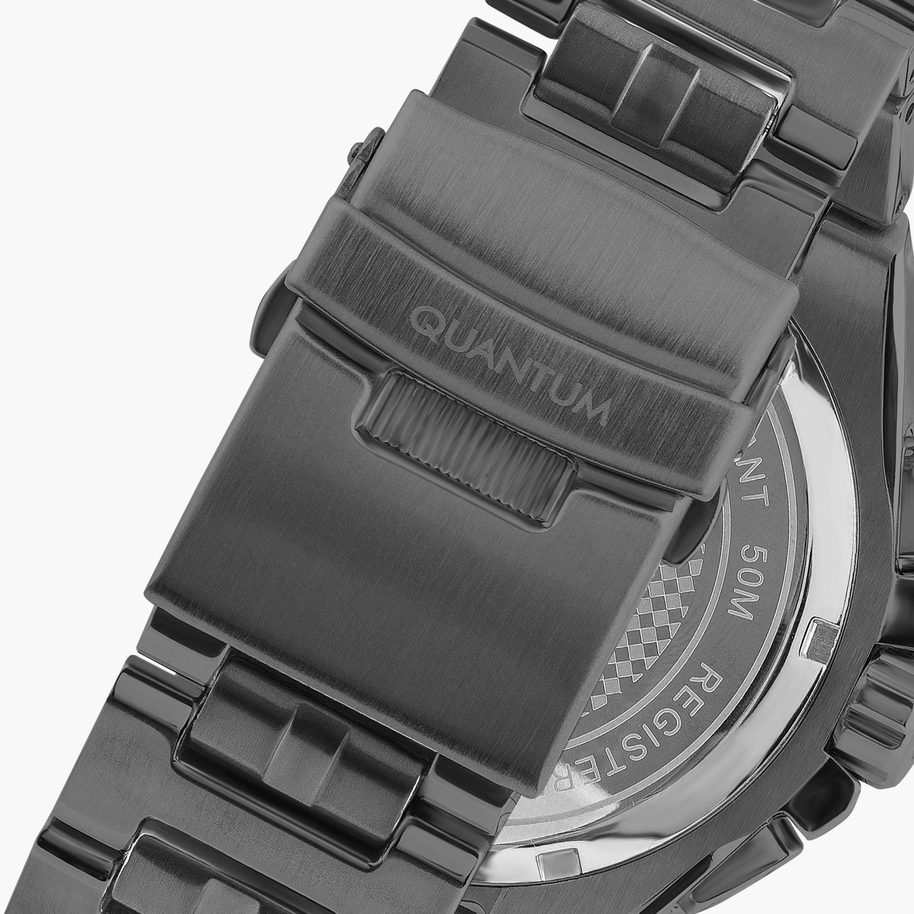 Quantum Men's Grey Analog Stainless Steel Metal Strap Watch | HNG889.050 | 45 MM-men-watchesandjewellery-watches-image-3