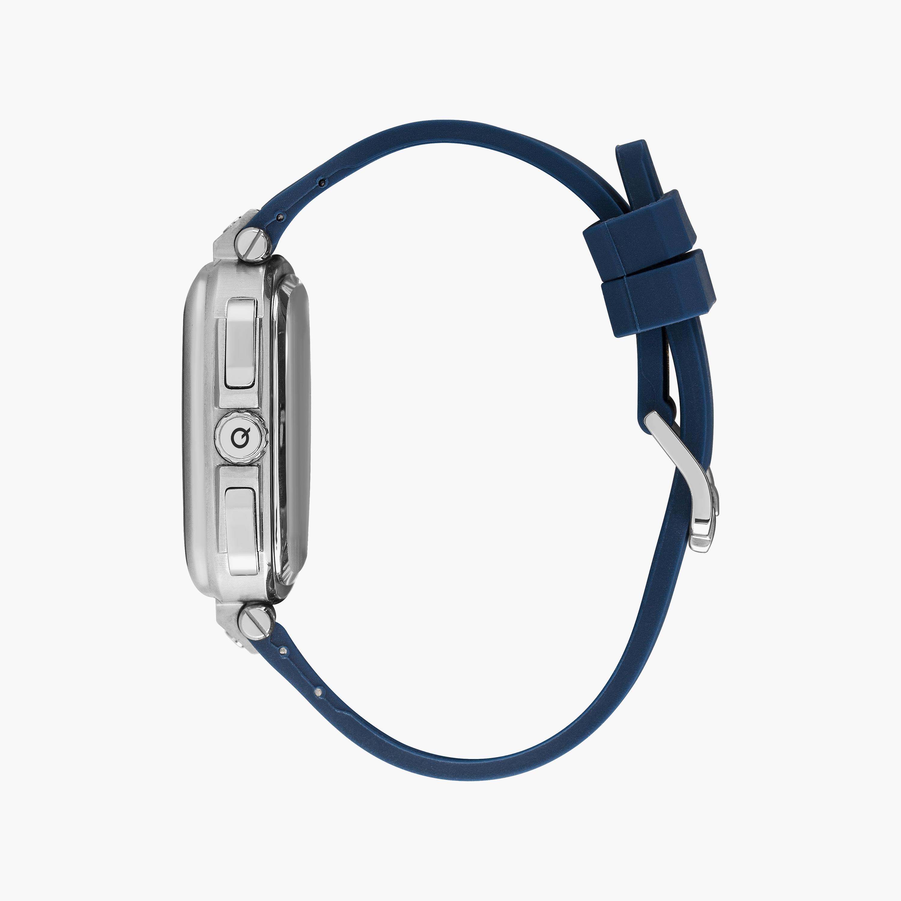 Quantum Men's Blue Analog Silicone Strap Watch | PWG1014.059-men-watchesandjewellery-watches-image-3