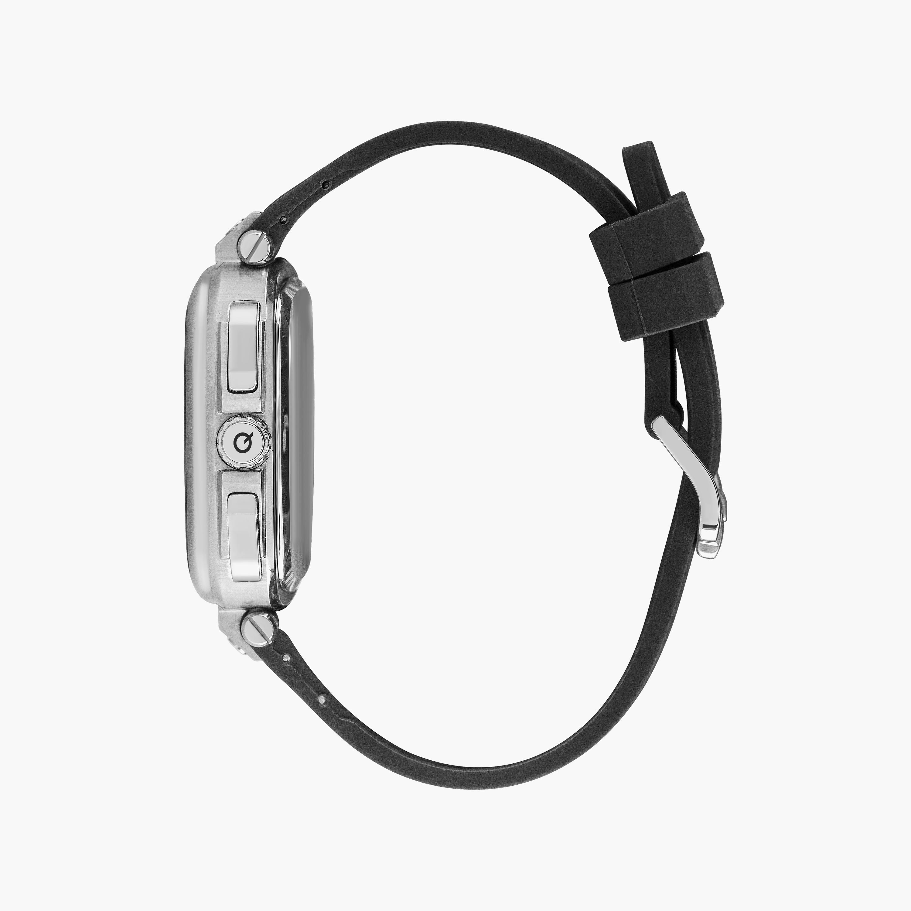 Quantum Men's Black Analog Silicone Strap Watch | PWG1014.351-men-watchesandjewellery-watches-image-2