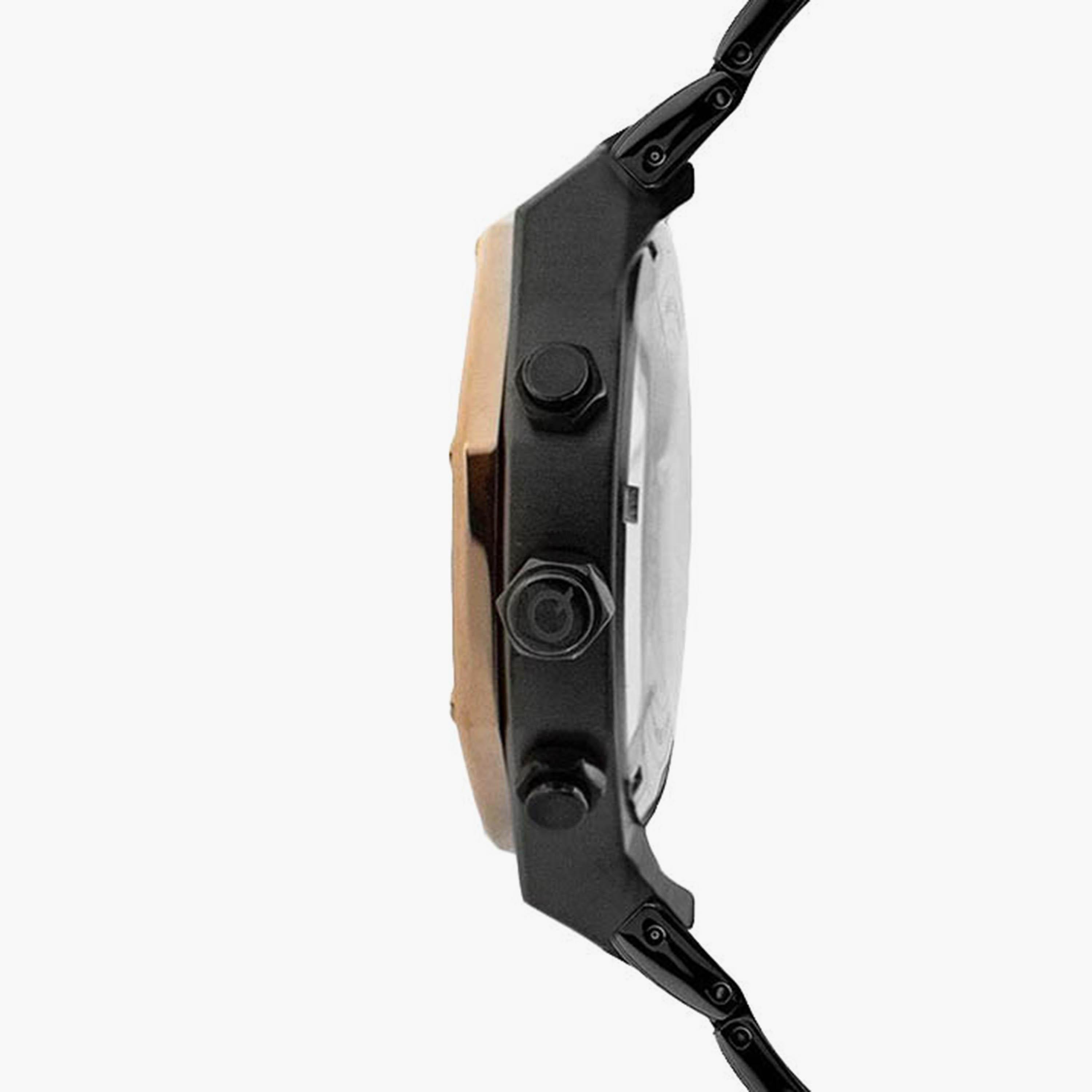 ساعة كرونوغراف رمادية بسوار ستانلس ستيل للرجال من كوانتوم | HNG810.050-men-watchesandjewellery-watches-image-2