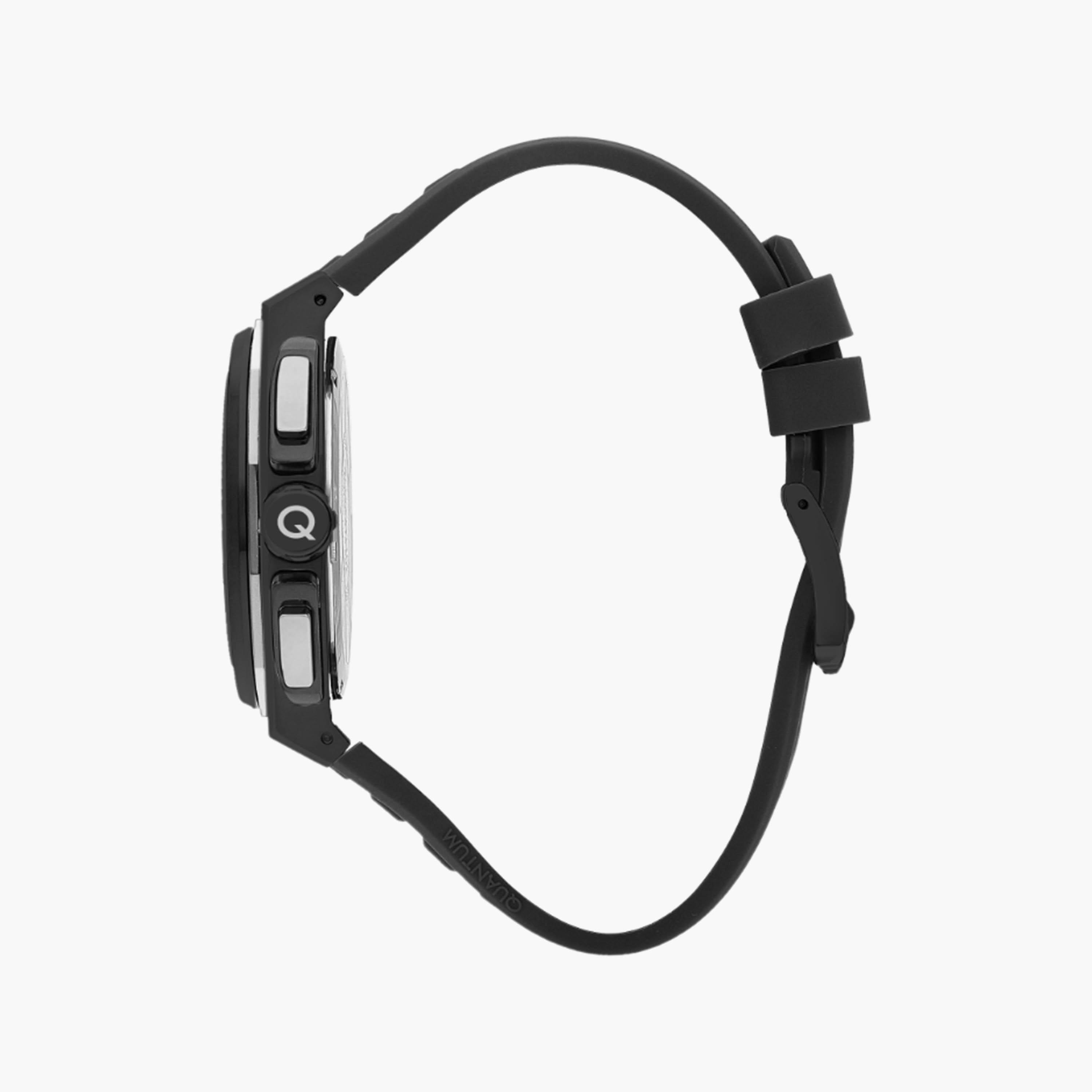 ساعة كرونوغراف بسوار سيليكون اسود من كوانتوم للرجال | PWG1078.651-men-watchesandjewellery-watches-image-2