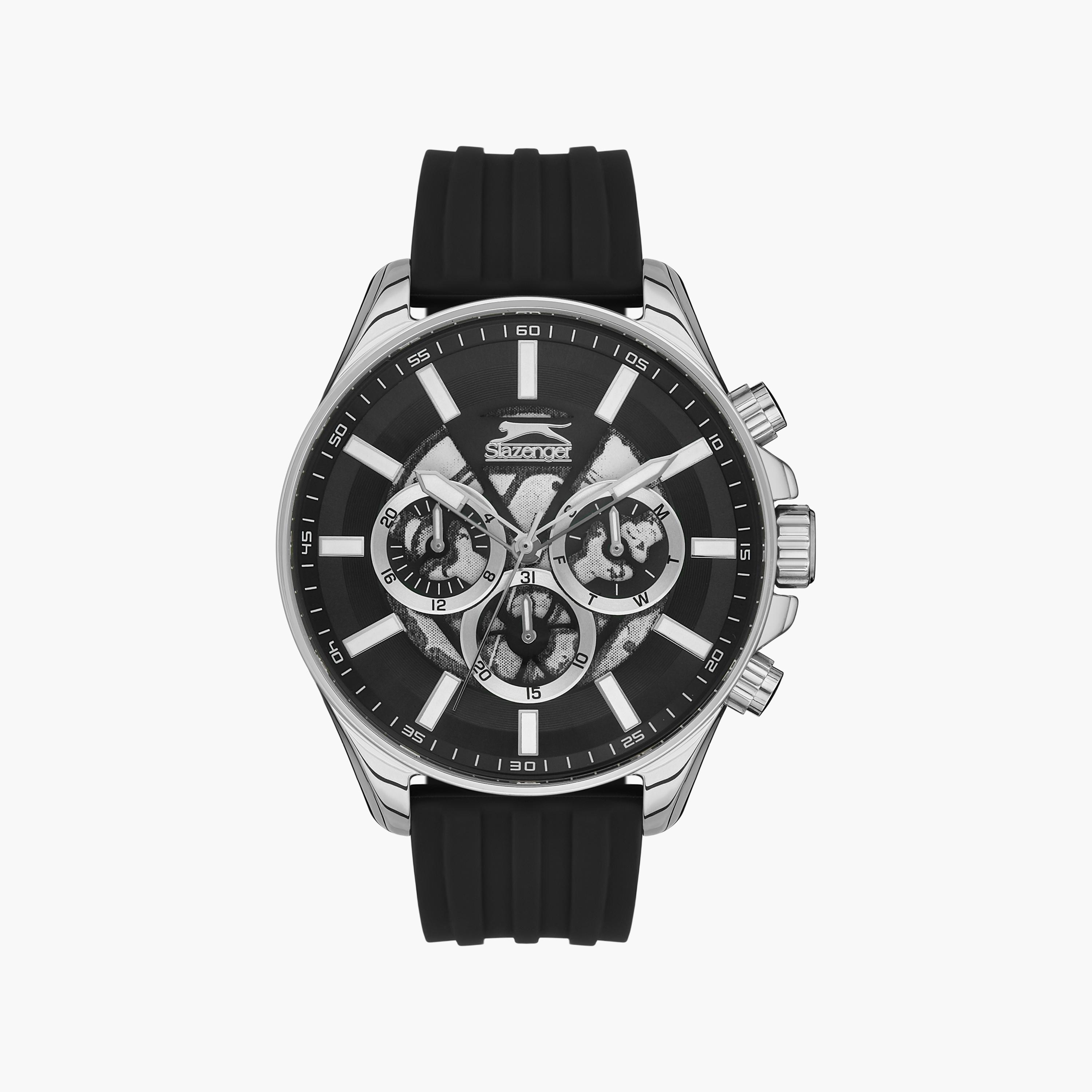 ساعة سلازينجر للرجال كرونوغراف بلون اسود بسوار سيليكون | SL.9.2127.2.01-men-watchesandjewellery-watches-image-1