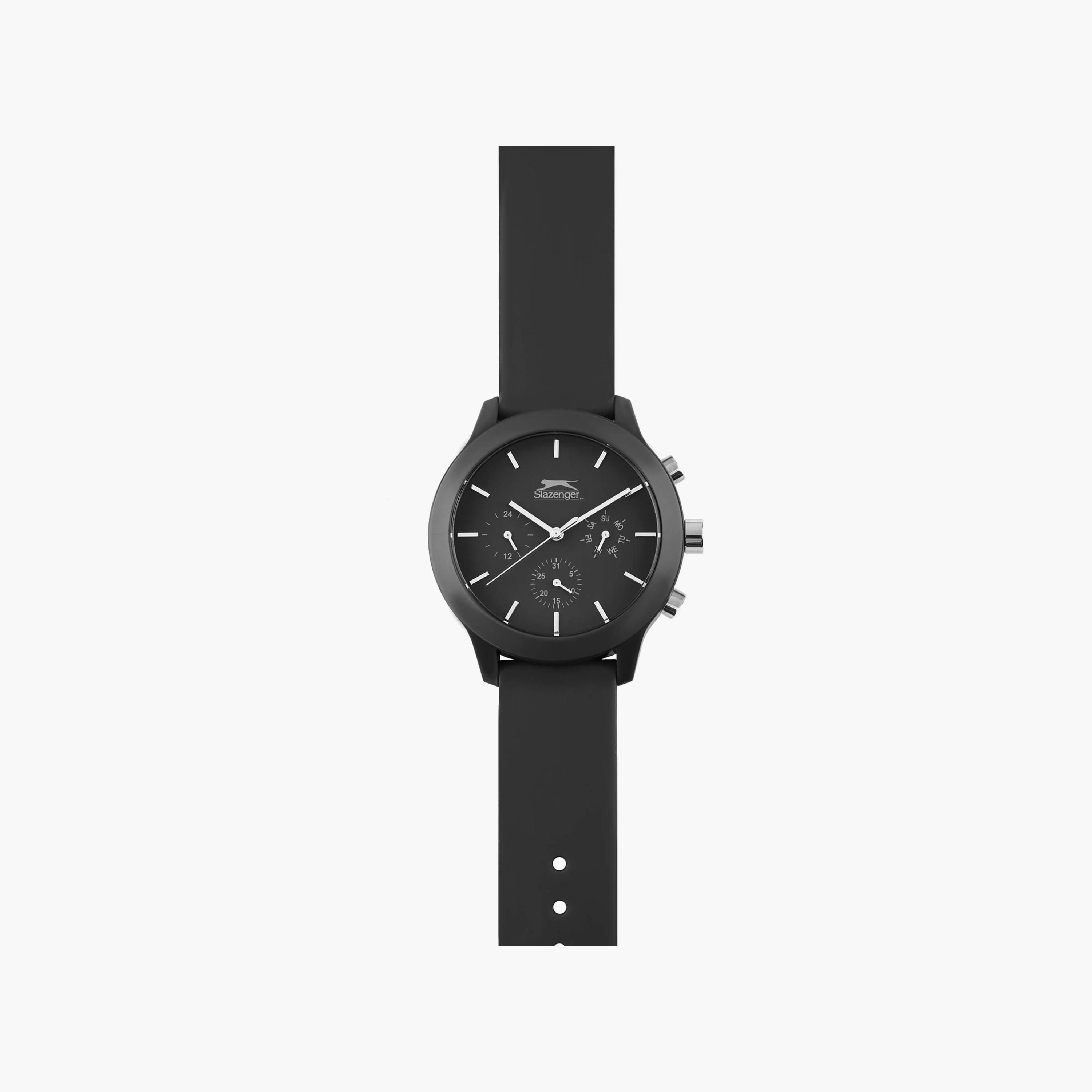 ساعة سلازينجر للجنسين كرونوغراف بلون اسود بسوار سيليكون | SL.9.2201.2.02-men-watchesandjewellery-watches-image-1
