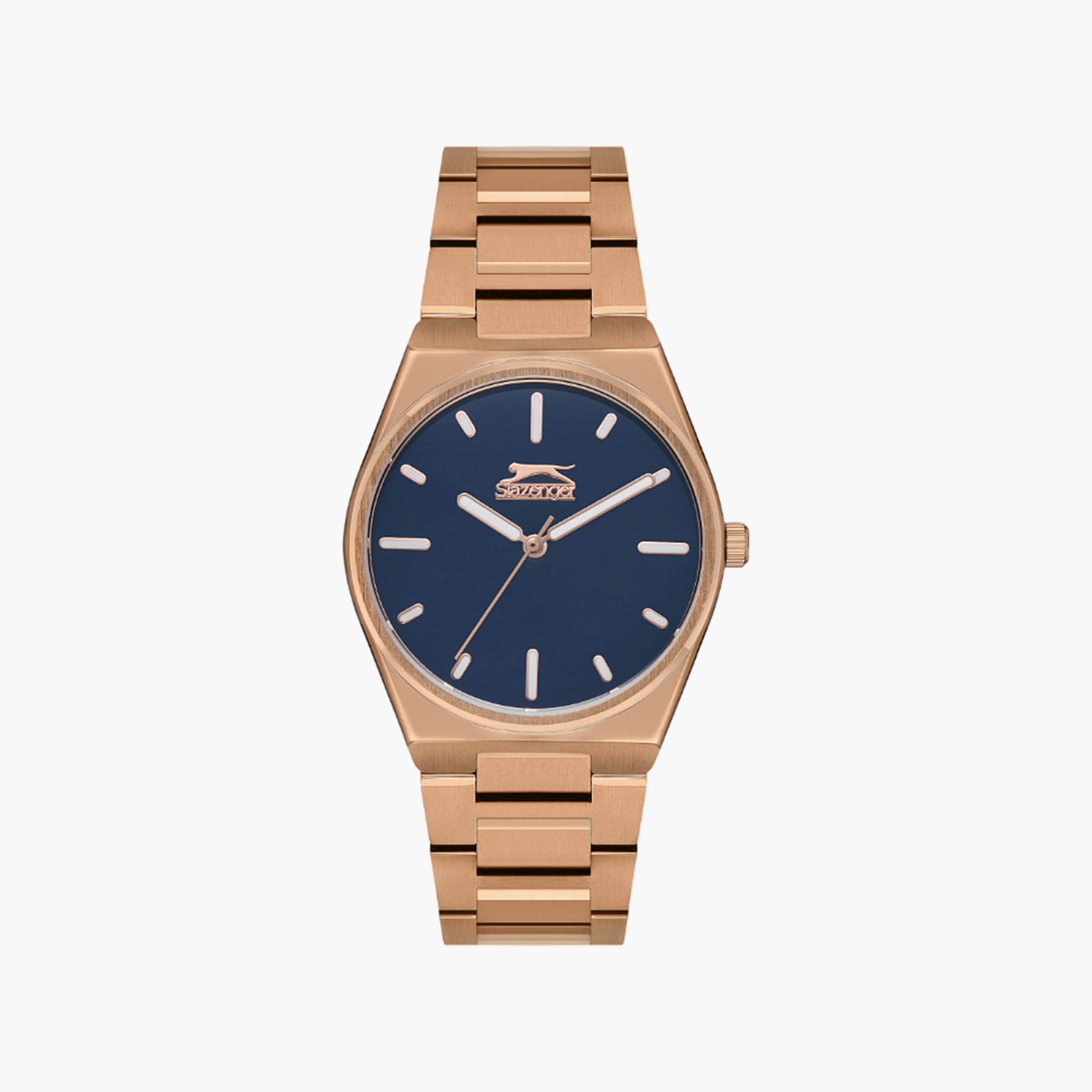 ساعة أنالوج ذهبية وردية بسوار ستانلس ستيل من سلازينجر للنساء | SL.9.2116.3.02-women-watchesandjewellery-watches-image-1
