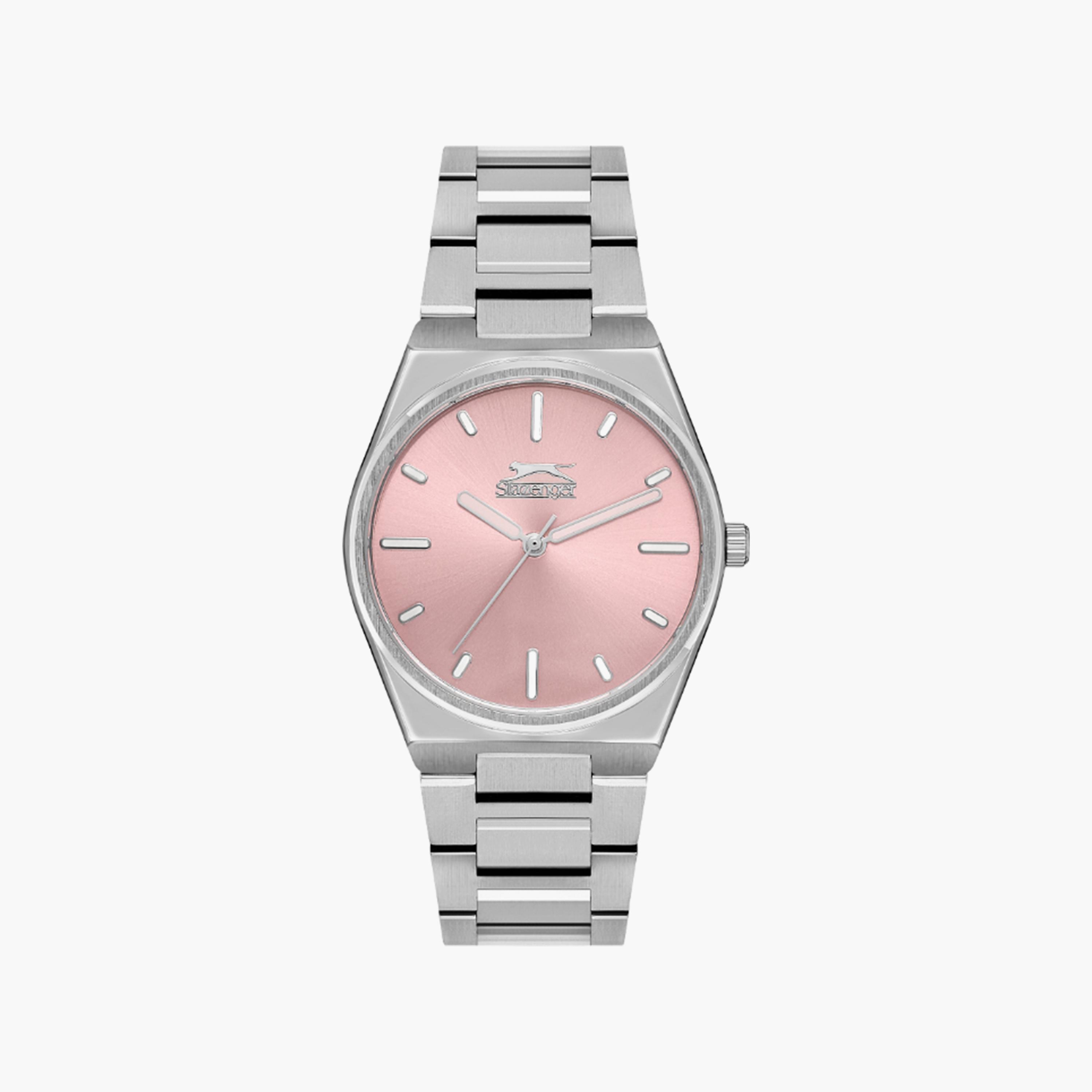 Slazenger Women's Silver Analog Stainless Steel Strap Watch | SL.9.2116.3.03-women-watchesandjewellery-watches-image-1