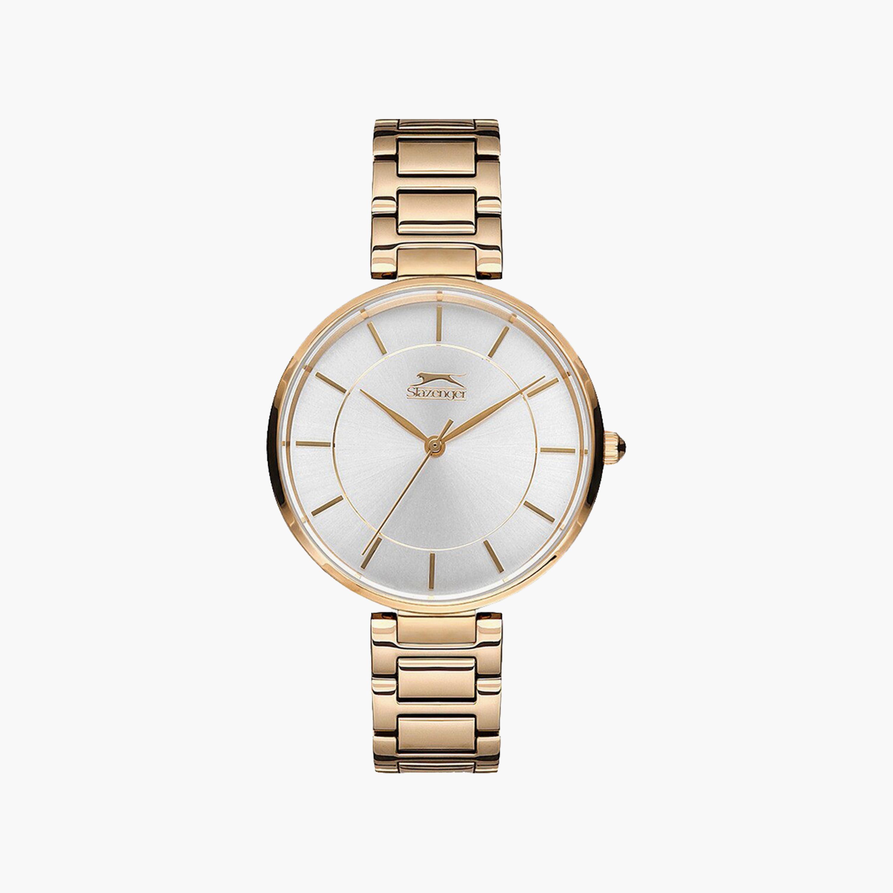 ساعة أنالوج ذهبية بسوار ستانلس ستيل من سلازينجر للنساء | SL.9.6108.3.03-women-watchesandjewellery-watches-image-1