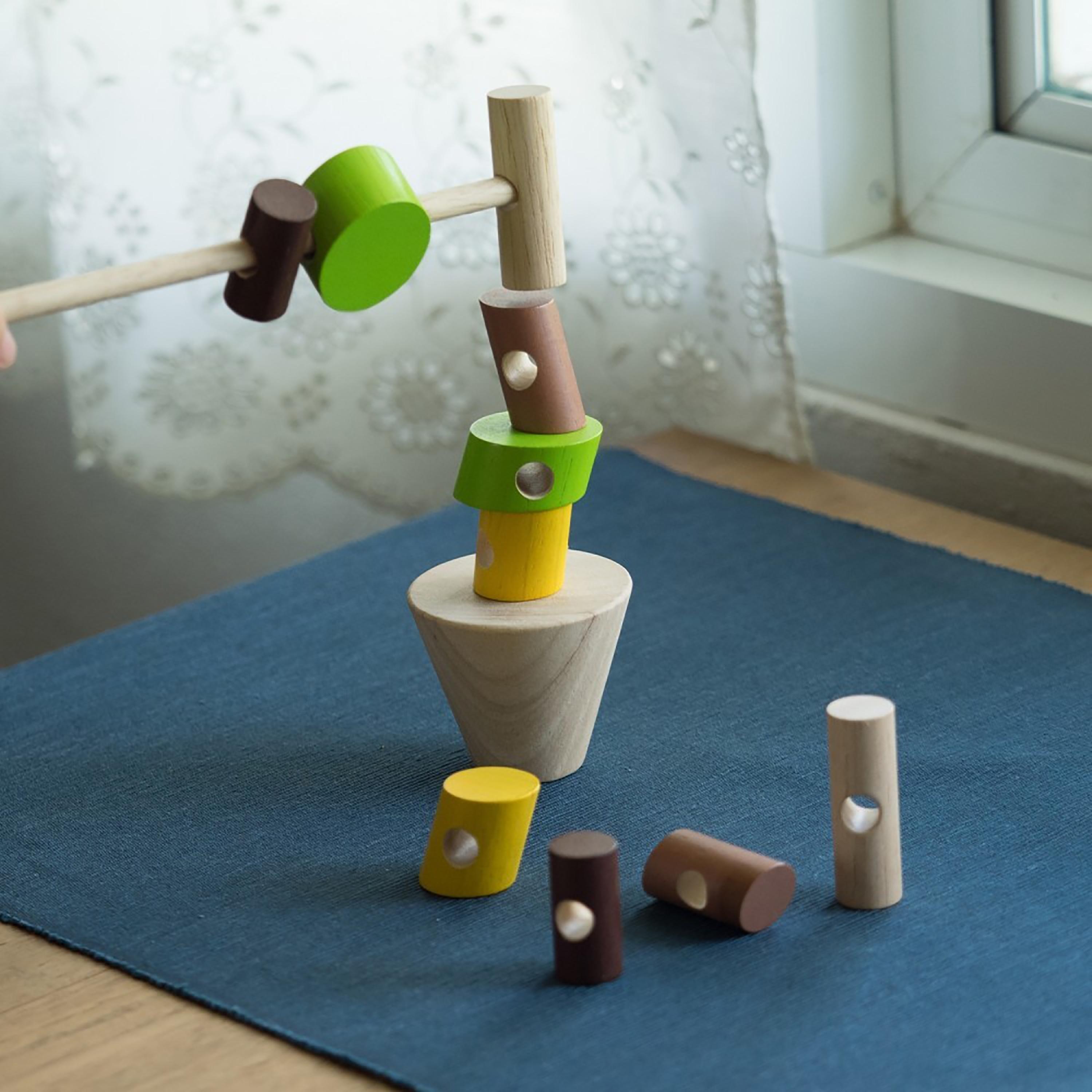 PlanToys Stacking Logs-toys-babyandtoddlertoys-stackingandnestingtoys-image-3