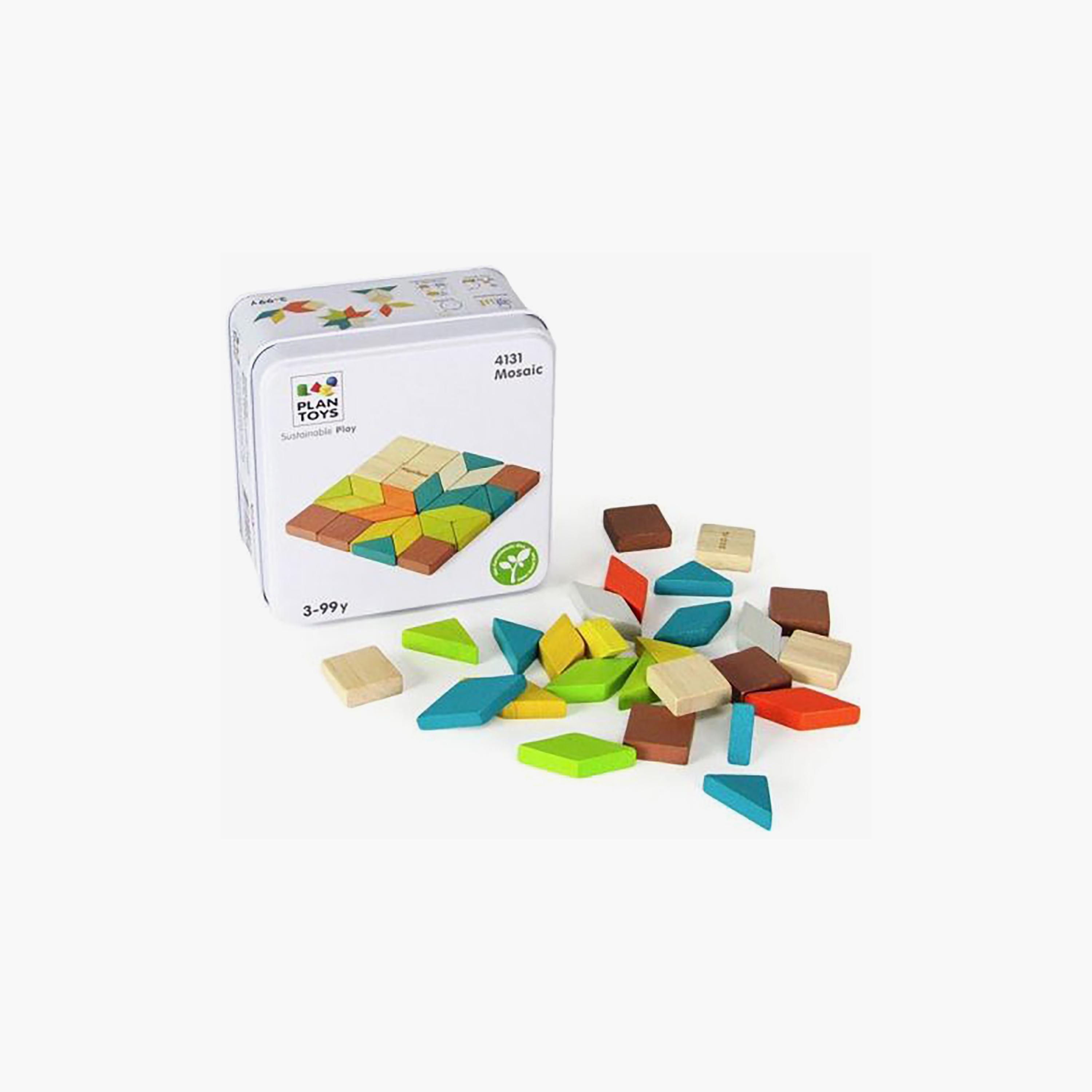 PlanToys Mini Wooden Mosaic-toys-indoortoys-puzzles-image-1