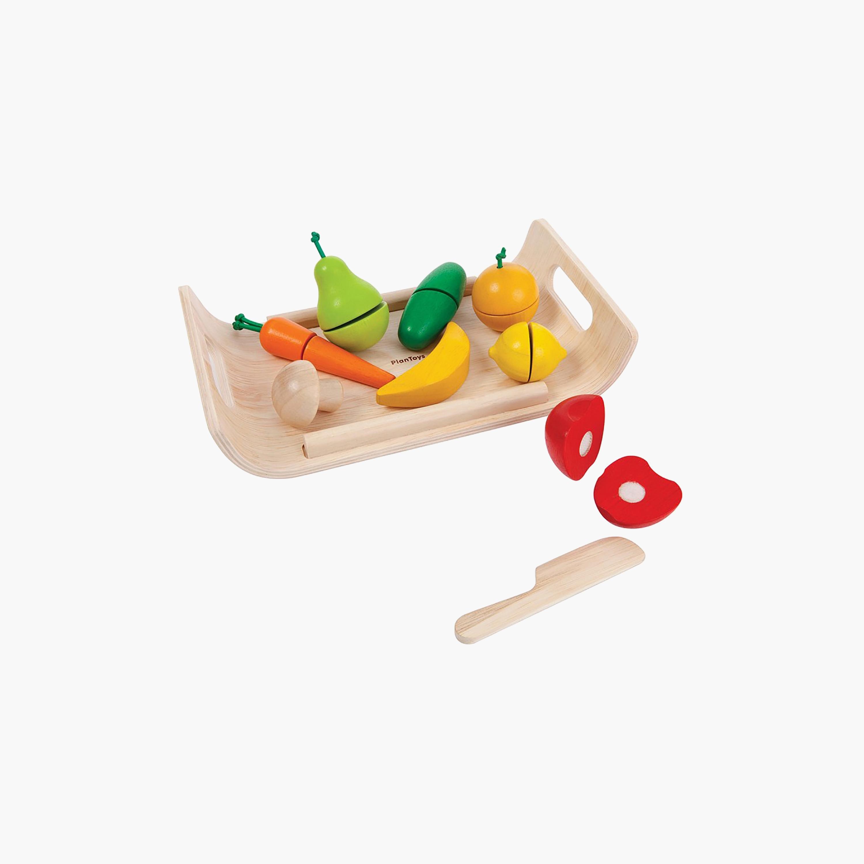 PlanToys Assorted Fruit & Vegetable-toys-roleplay-playfoods-image-1