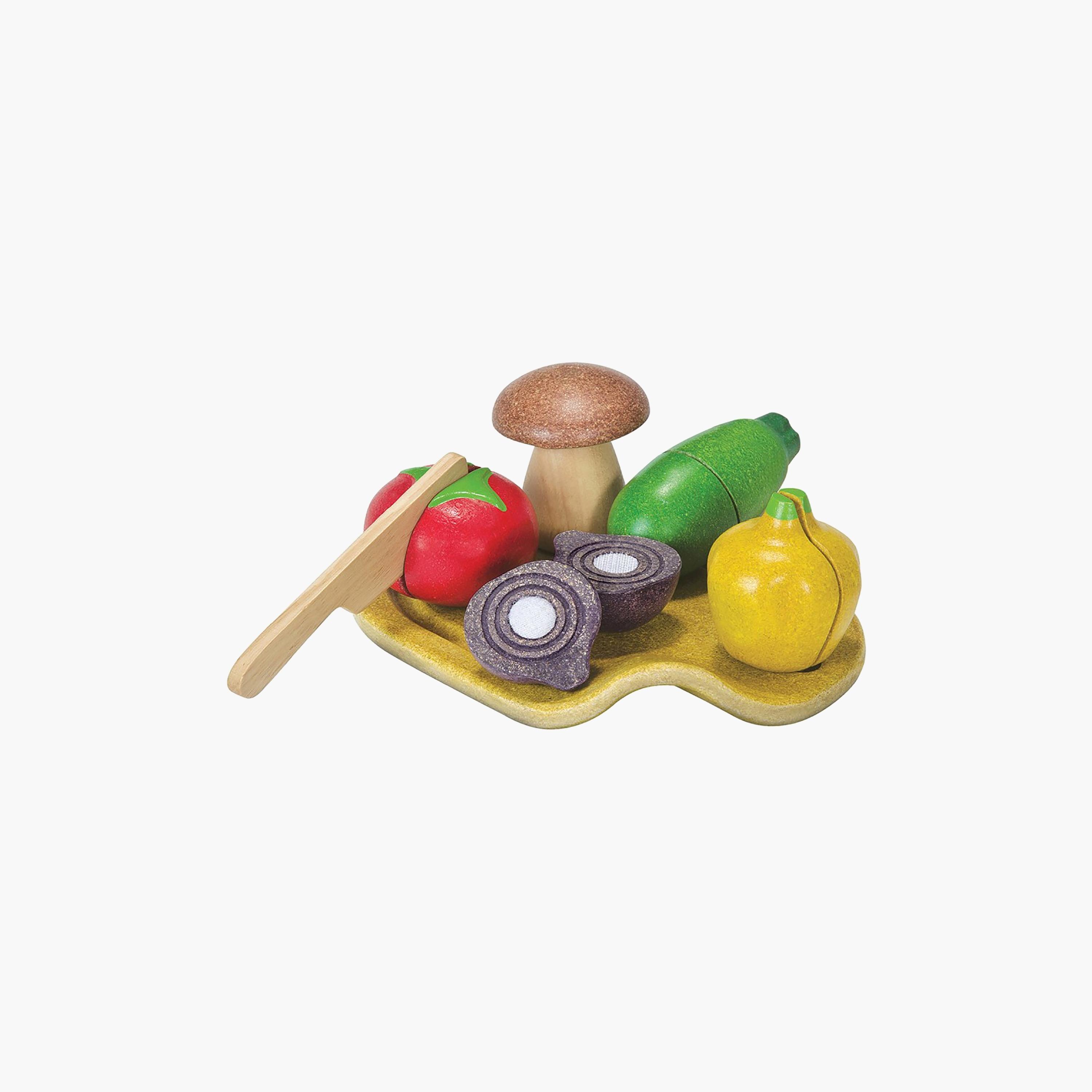 PlanToys Assorted Vegetable Set-toys-roleplay-playfoods-image-1