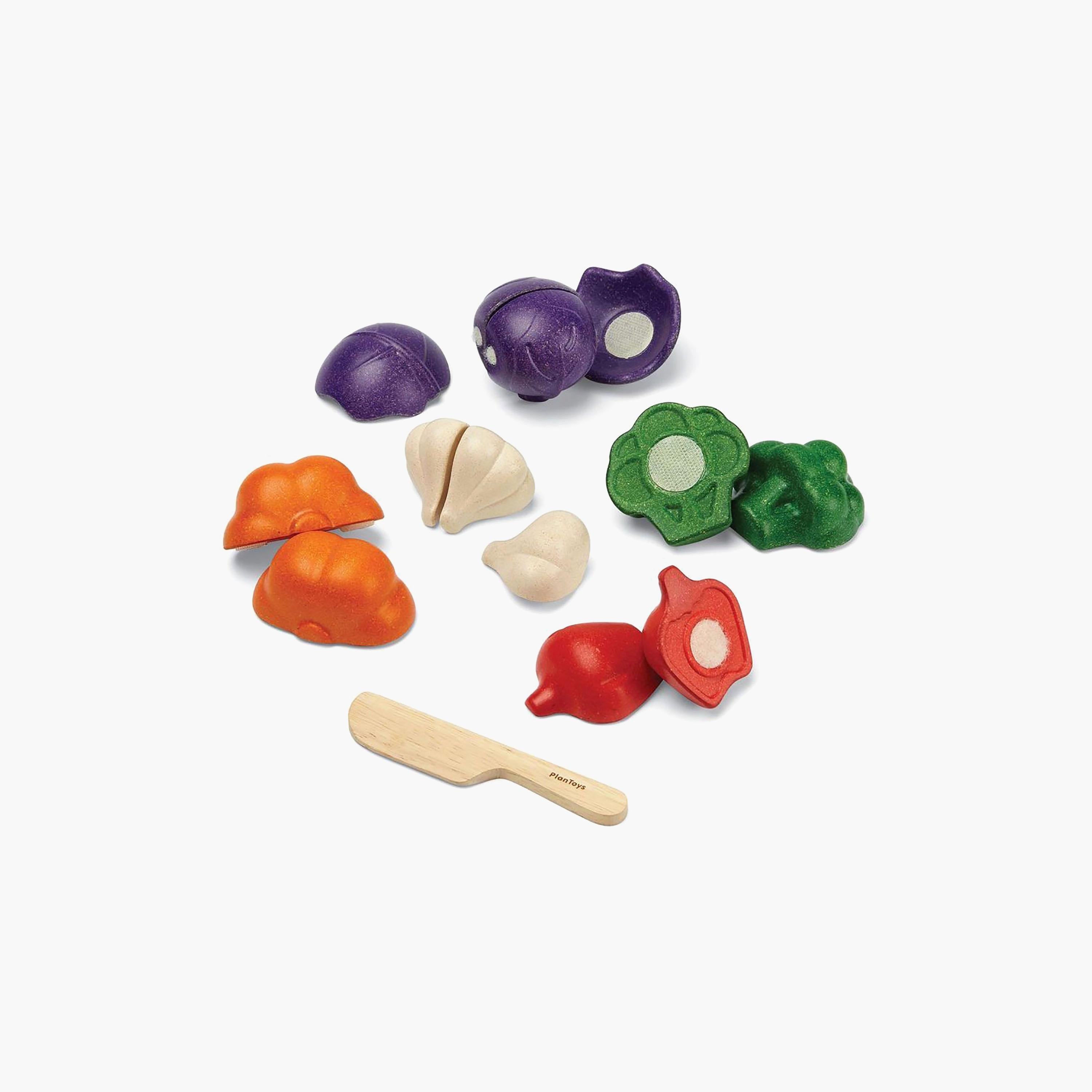 PlanToys 5 Colors Veggie Set-toys-roleplay-playfoods-image-2