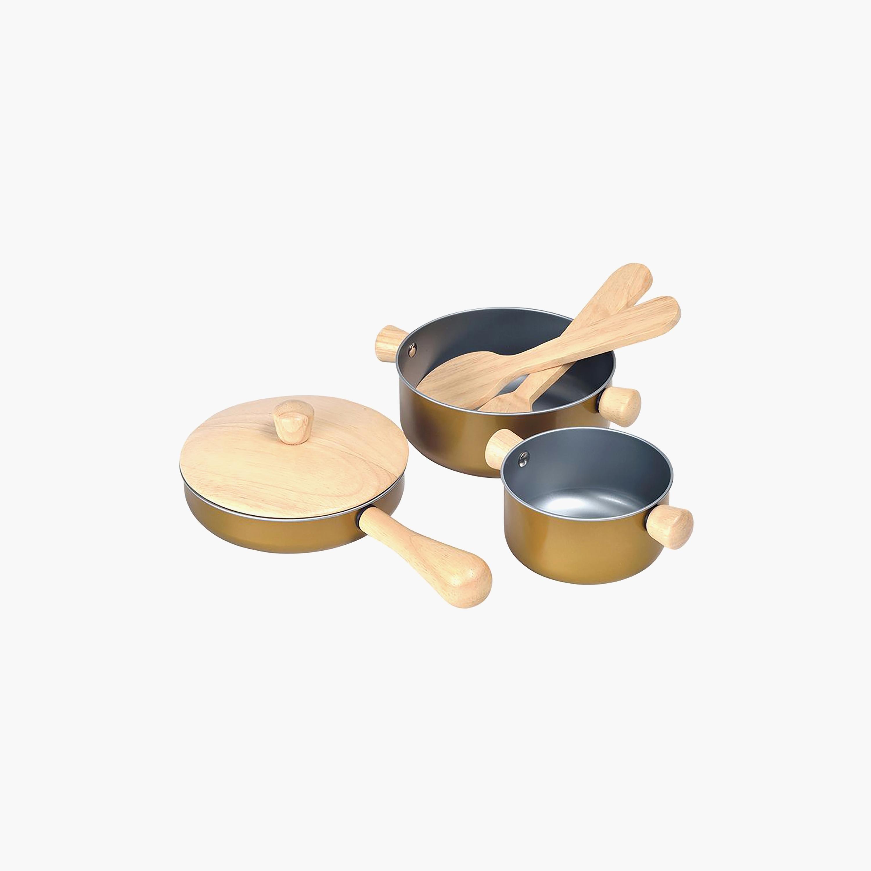 PlanToys Cooking Utensils Set-toys-roleplay-kitchensets-image-1