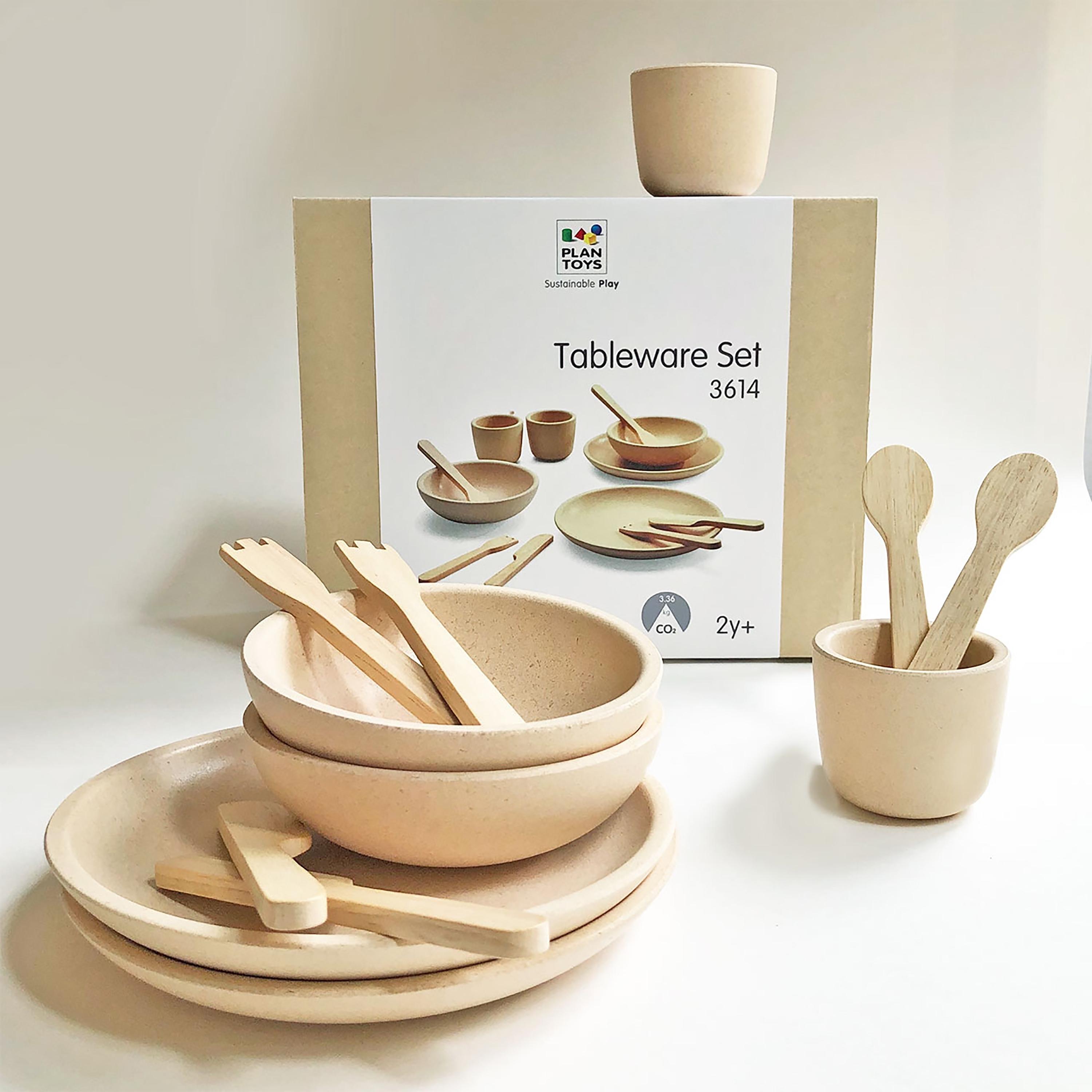 PlanToys Tableware Set-toys-roleplay-playfoods-image-1