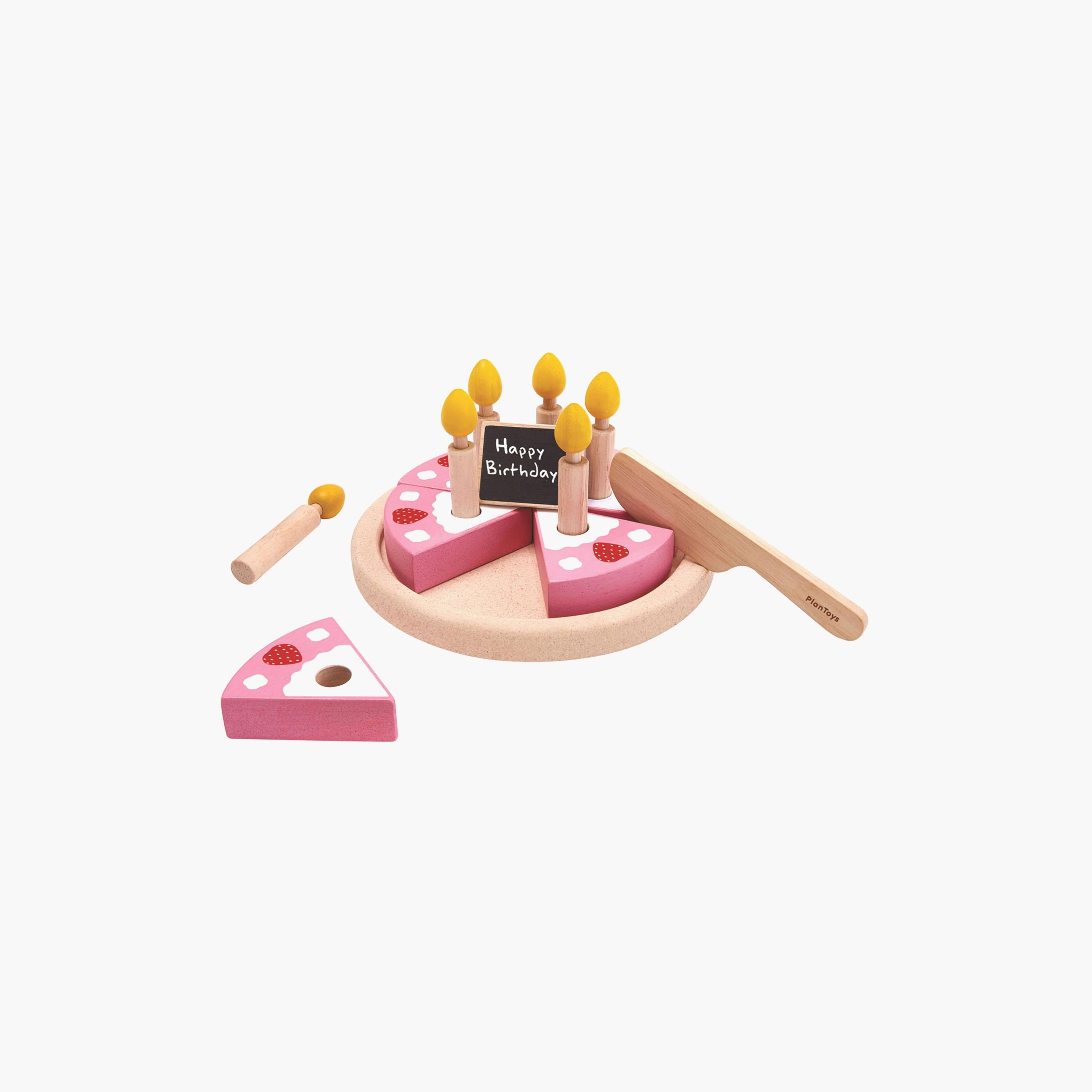 PlanToys Birthday Cake Set-toys-roleplay-playfoods-image-1