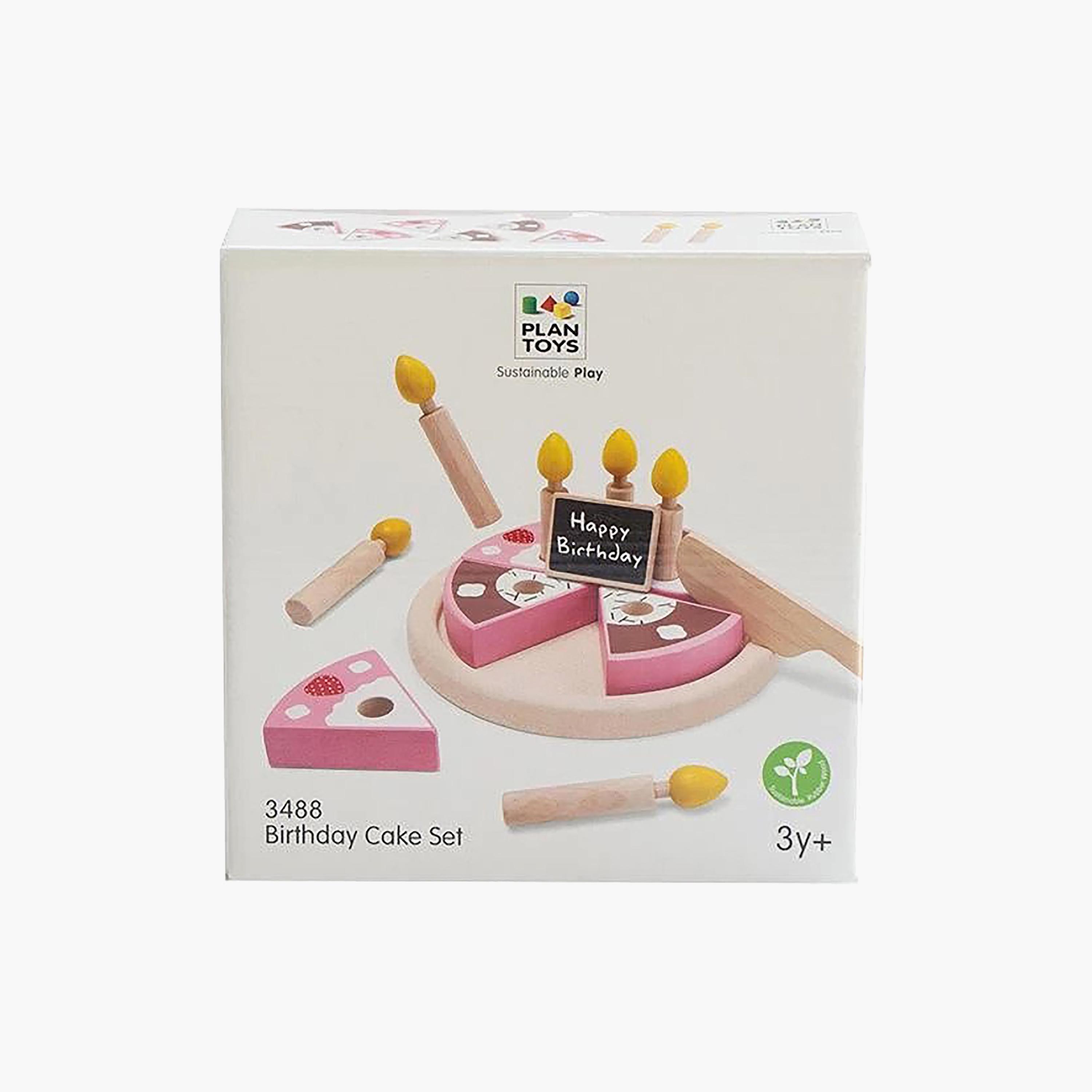 PlanToys Birthday Cake Set-toys-roleplay-playfoods-image-3