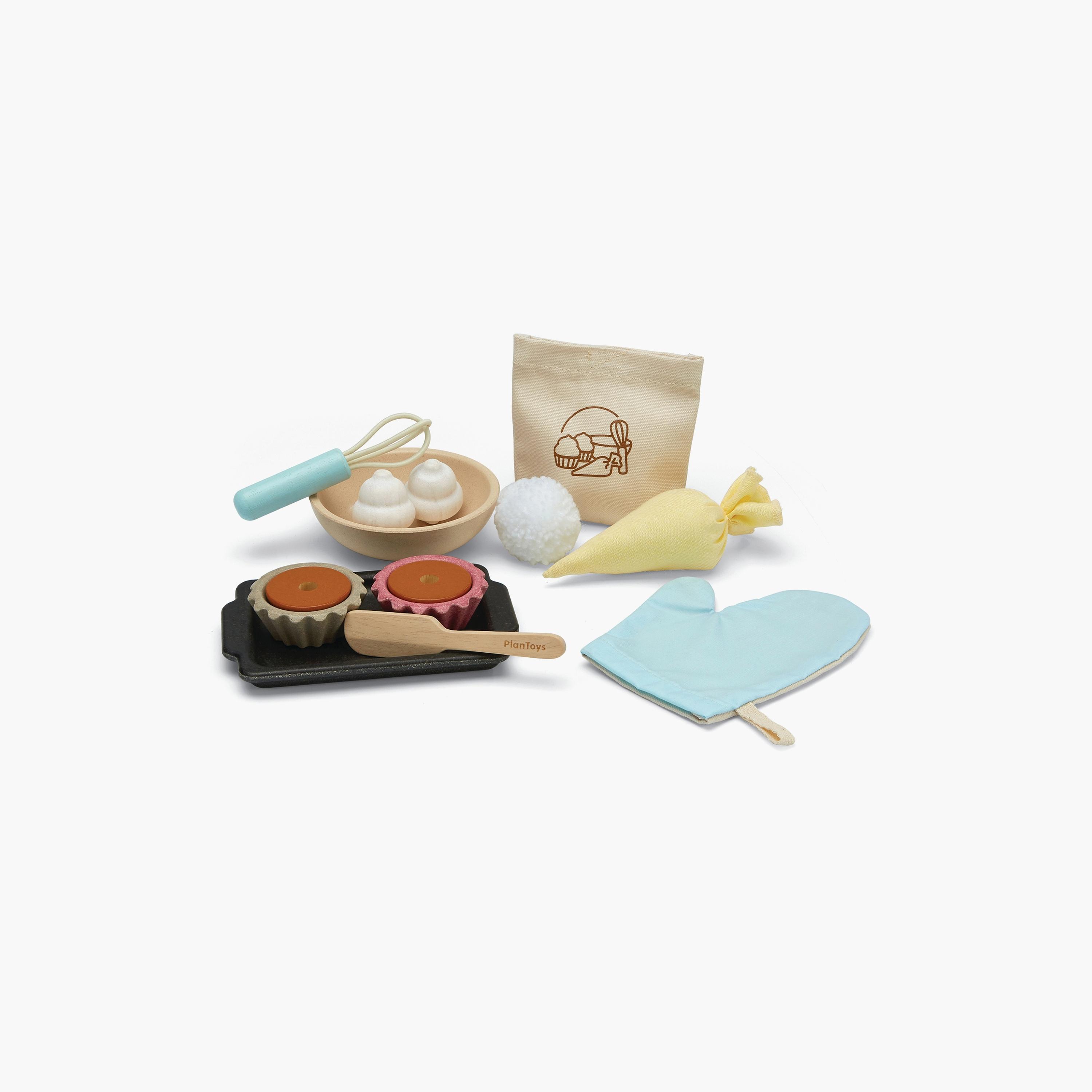 PlanToys Cupcake Set-toys-roleplay-playfoods-image-1