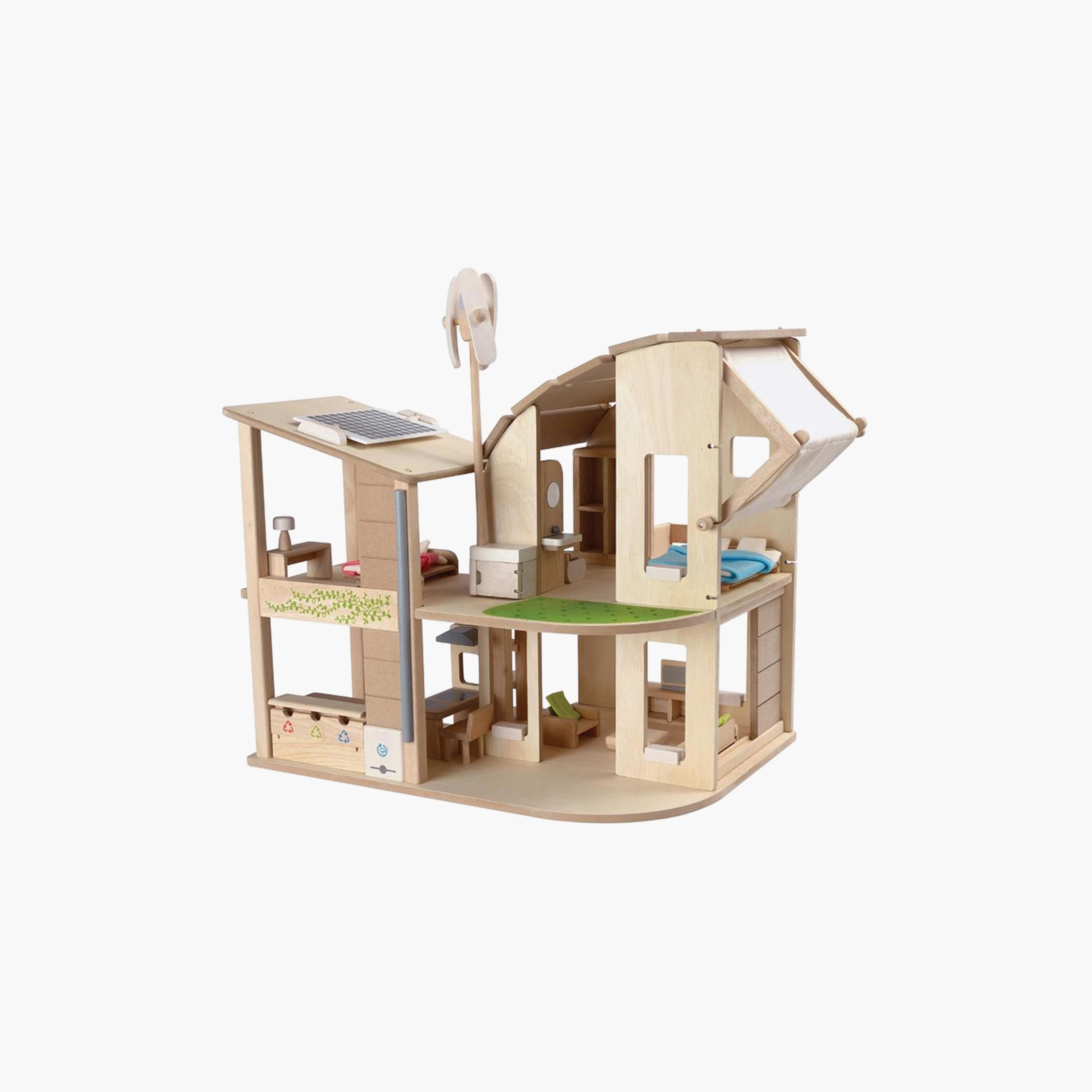 بيت الدمية مع الأثاث من بلان تويز-toys-dollsandplaysets-dollhouses-image-1