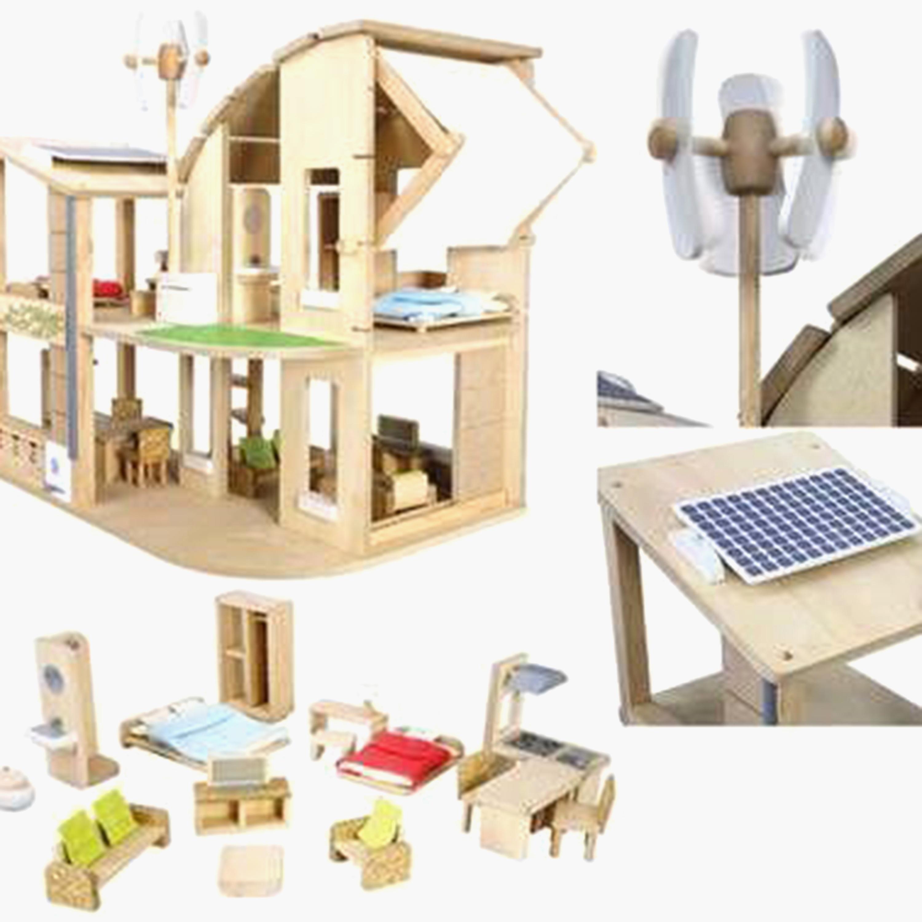 بيت الدمية مع الأثاث من بلان تويز-toys-dollsandplaysets-dollhouses-image-2