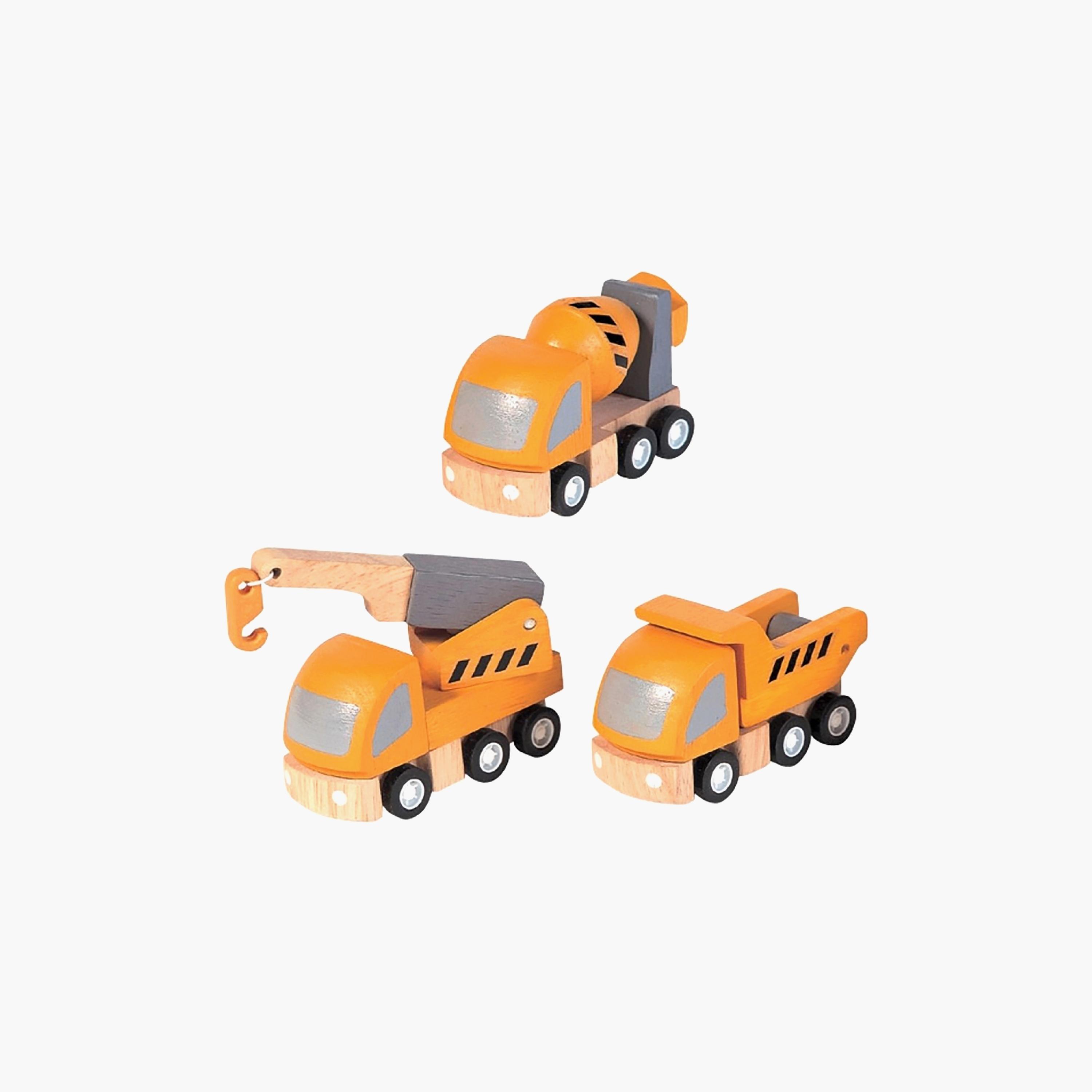 PlanToys 3-Piece Highway Maintenance Vehicle-toys-playvehicles-vehicleplaysets-image-2