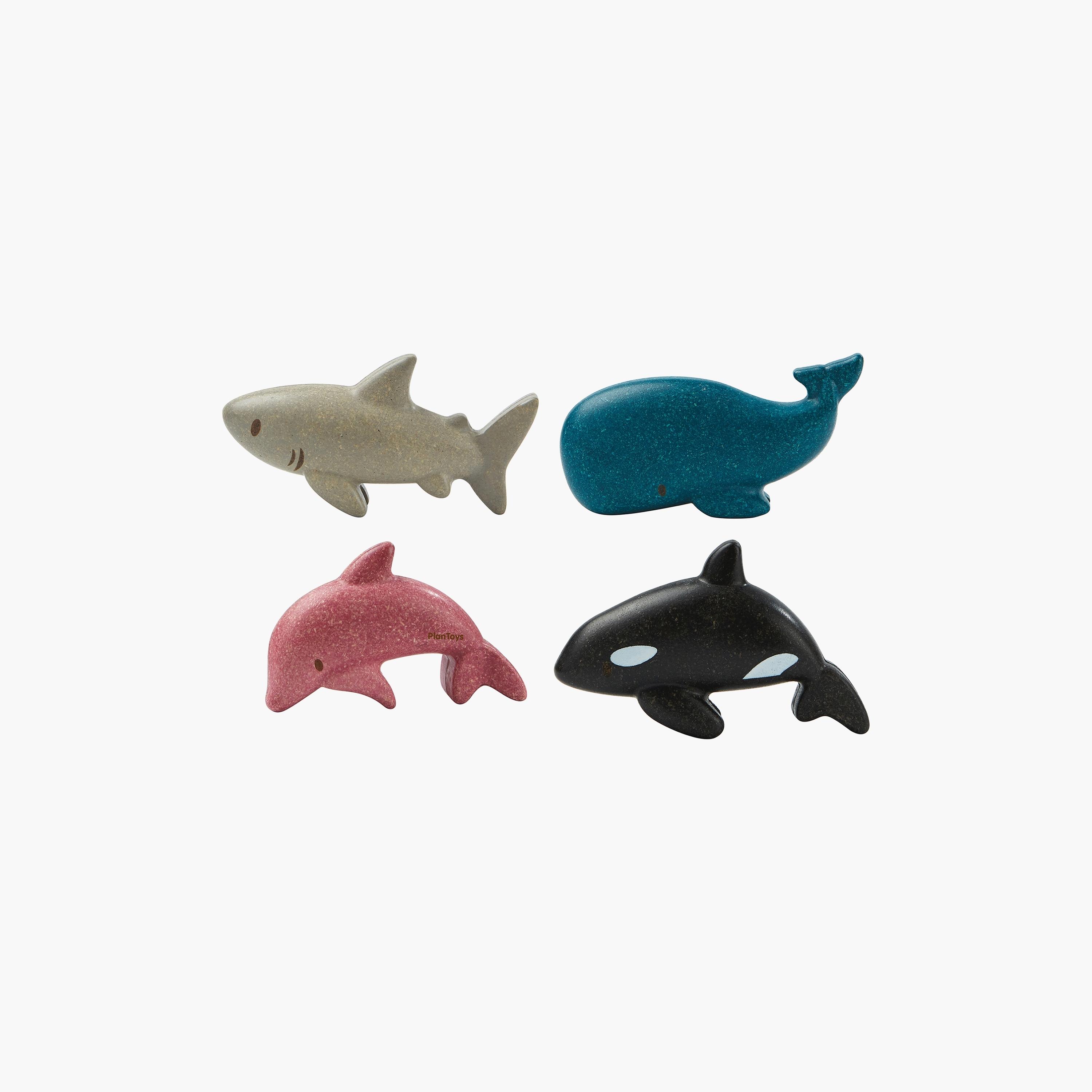 PlanToys 4-Piece Sea Life Set-toys-playfigures-actionfigures-image-1