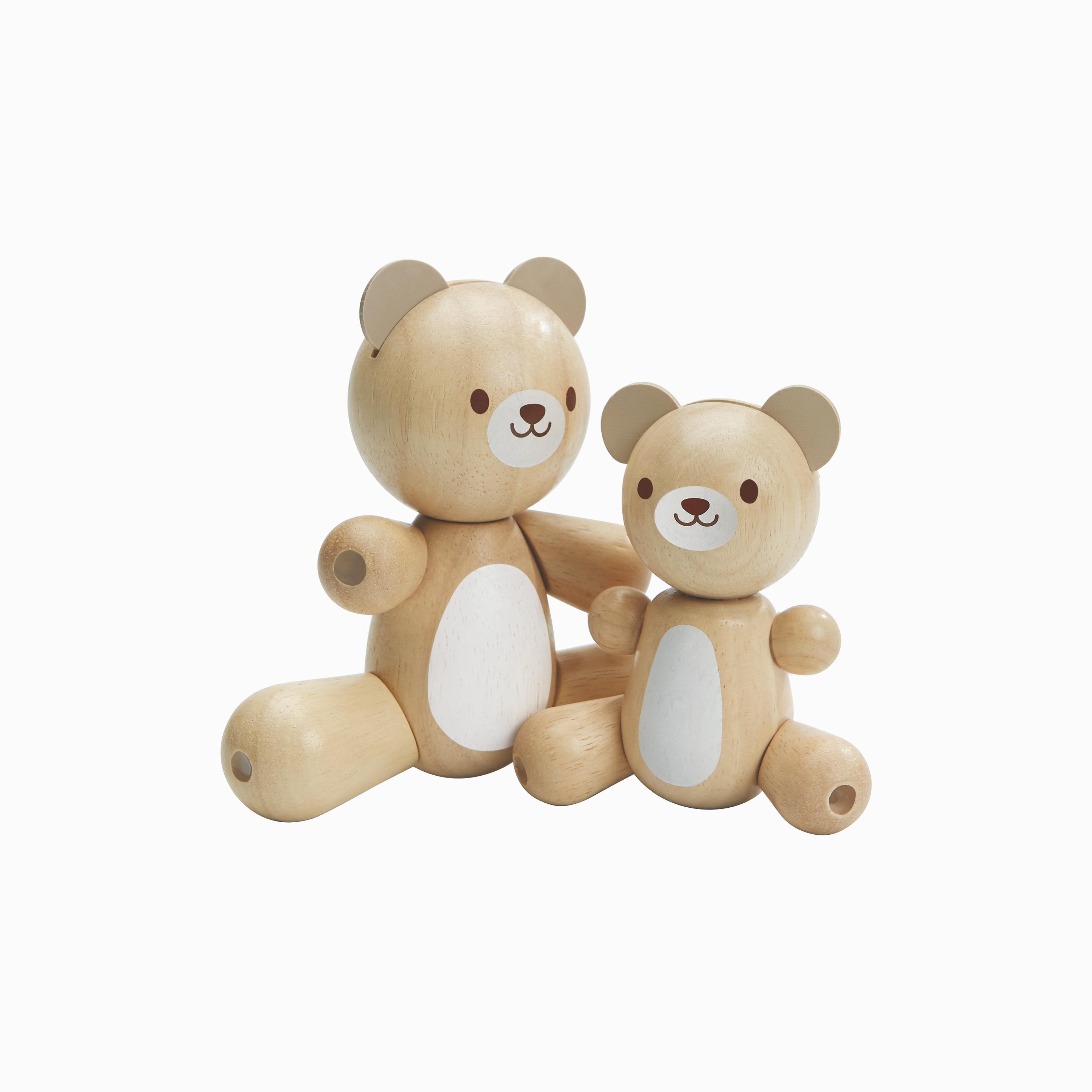 Plan Toys 2-Piece Big Bear & Little Bear-toys-babyandtoddlertoys-learningtoys-image-2