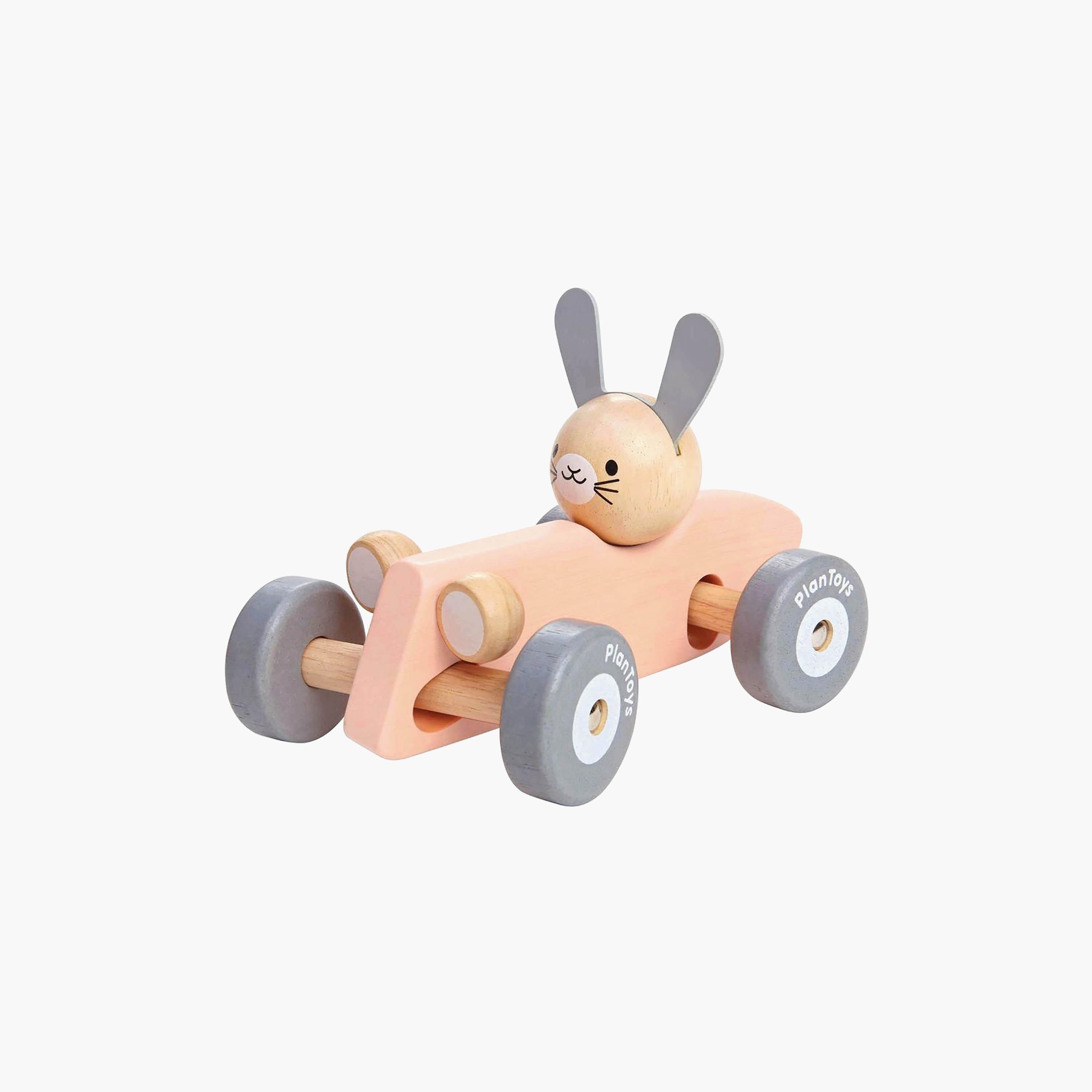 PlanToys Bunny Racing Car-toys-babyandtoddlertoys-learningtoys-image-1
