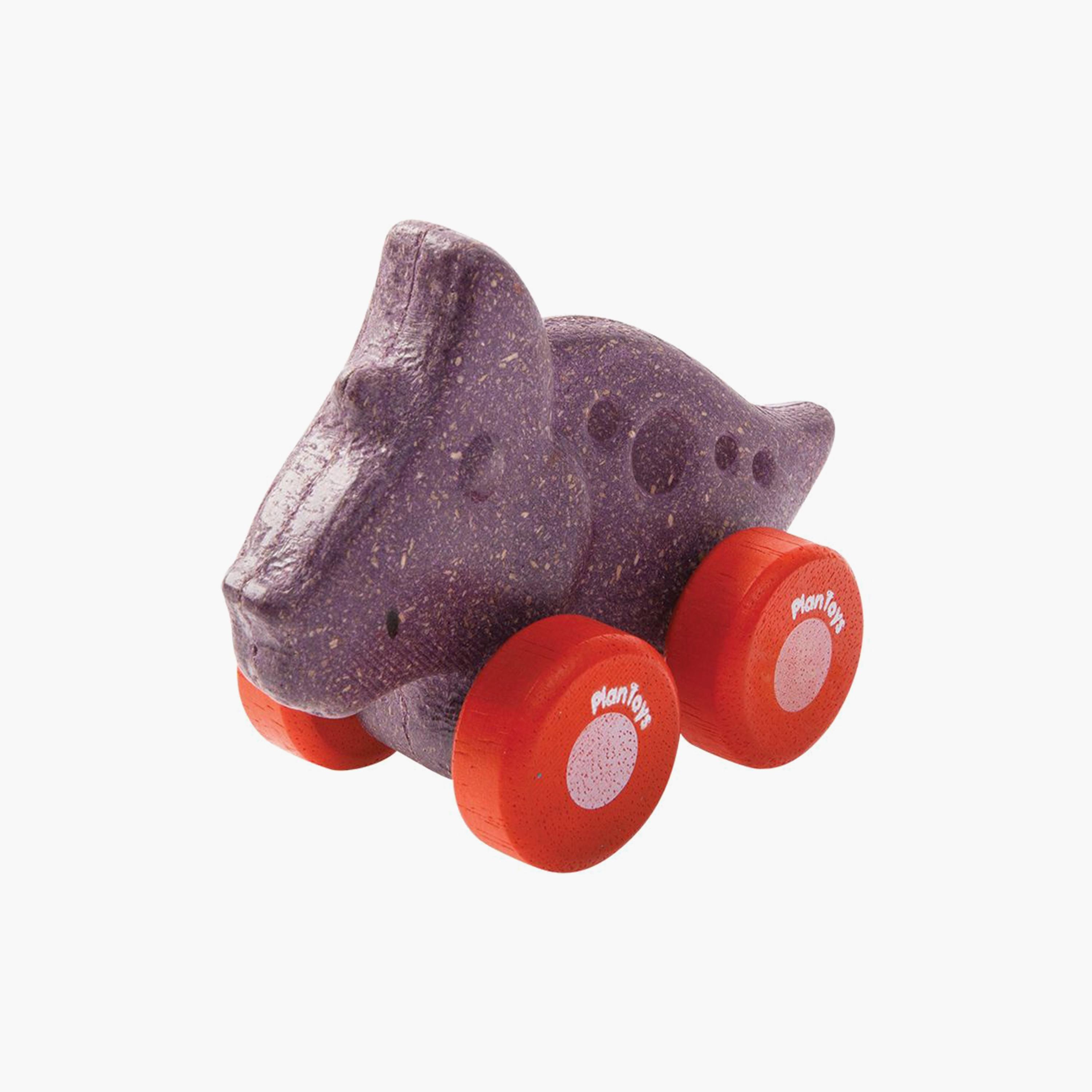 Plan Toys Dino Car, Trio-toys-babyandtoddlertoys-learningtoys-image-1