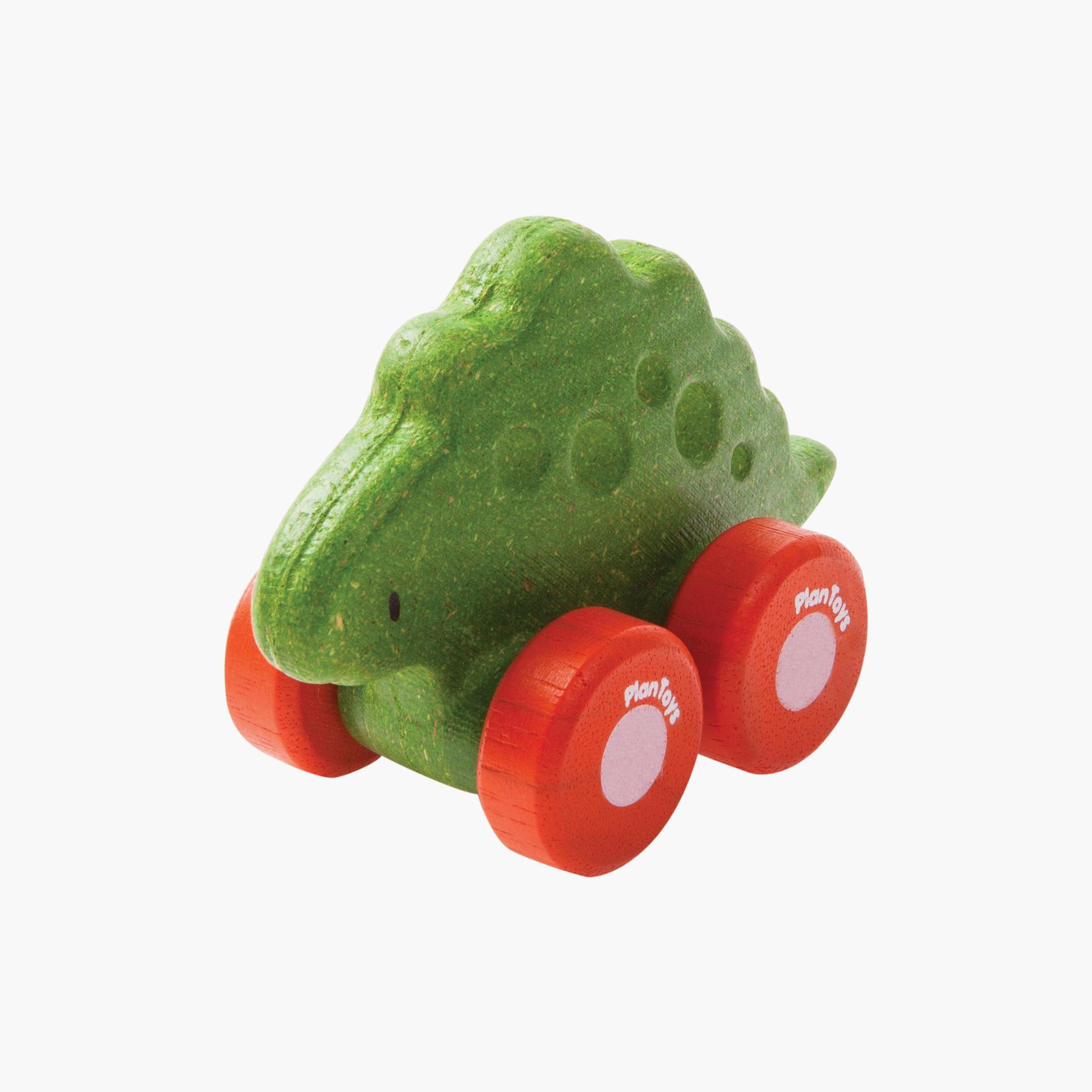 Plan Toys Dino Car, Stego-toys-babyandtoddlertoys-learningtoys-image-1