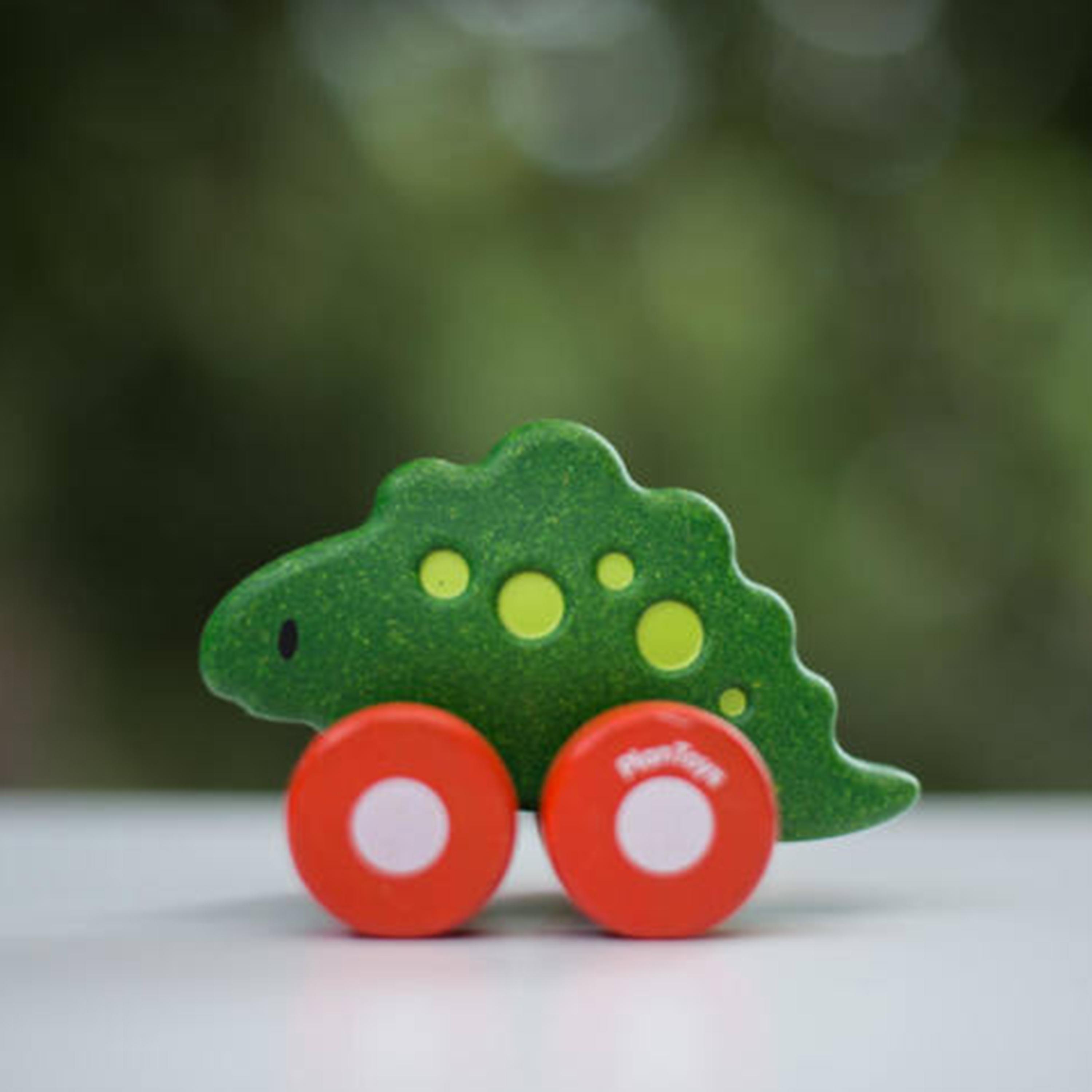 Plan Toys Dino Car, Stego-toys-babyandtoddlertoys-learningtoys-image-2