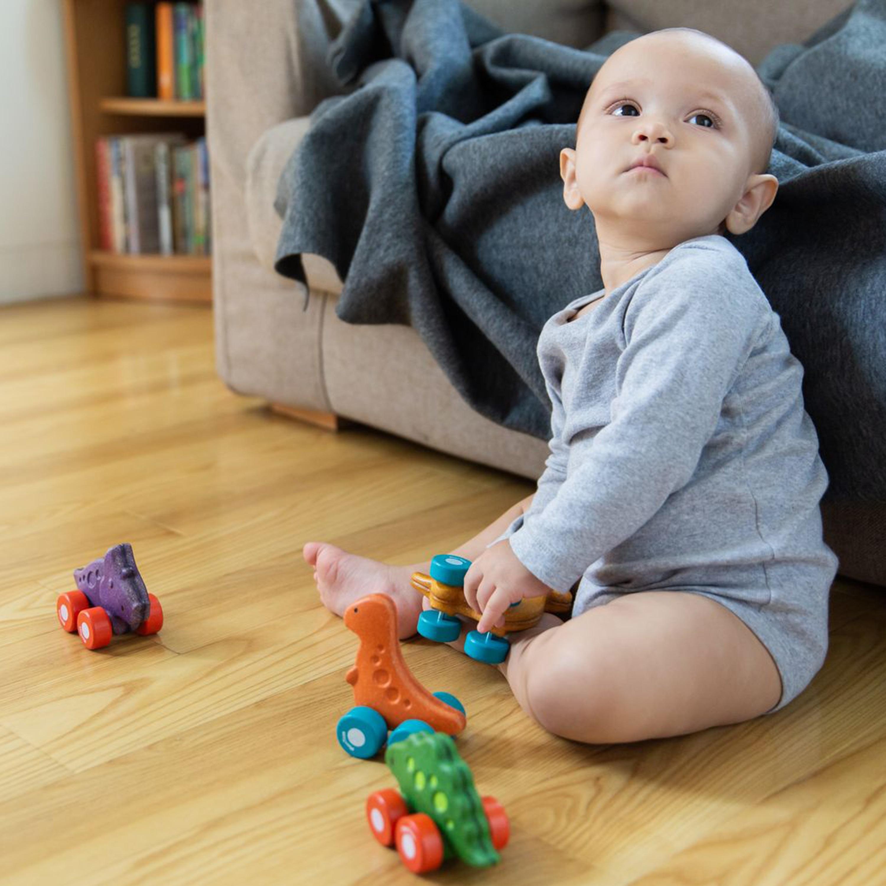 Plan Toys Dino Car, Stego-toys-babyandtoddlertoys-learningtoys-image-3