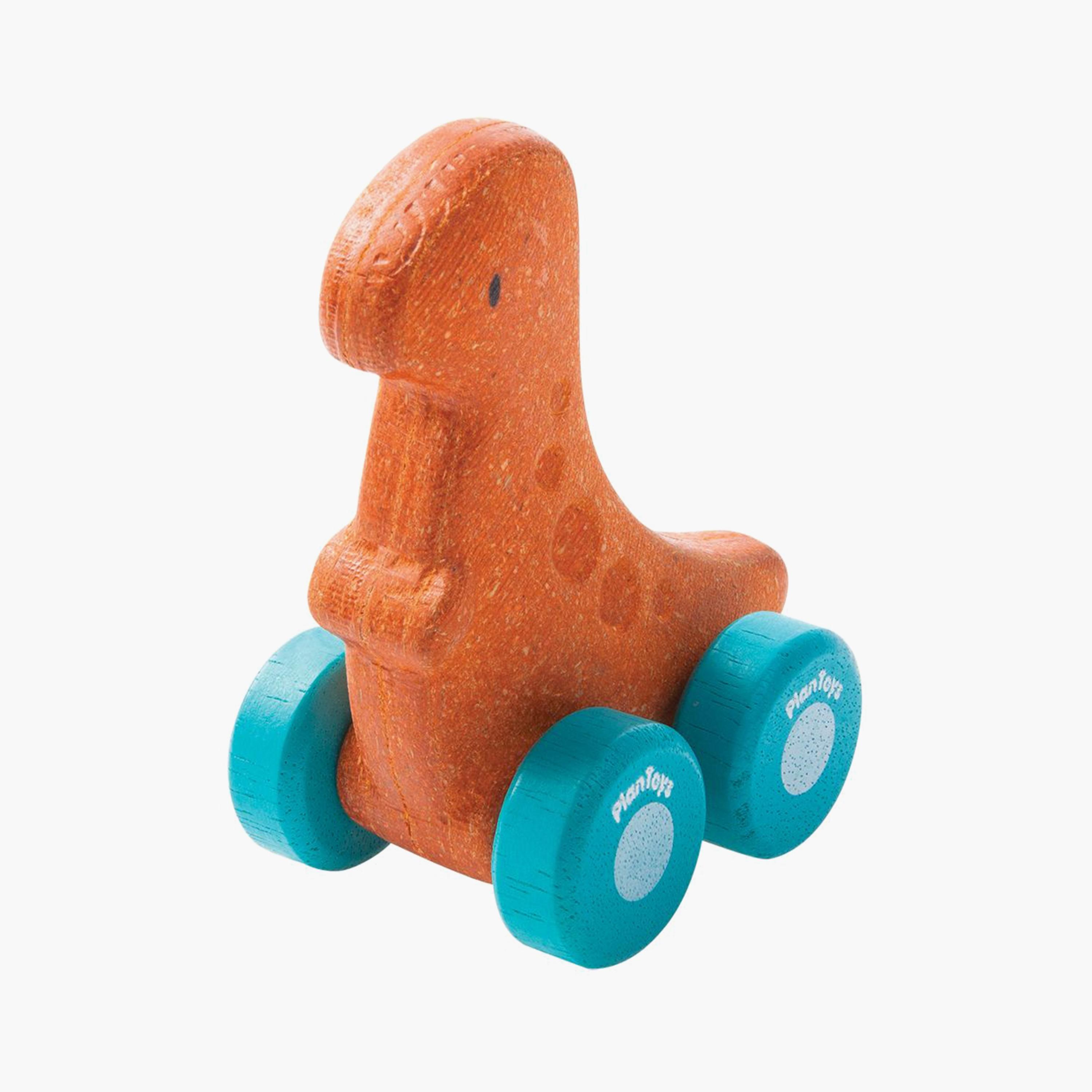 Plan Toys Dino Car, Rex-toys-babyandtoddlertoys-learningtoys-image-1