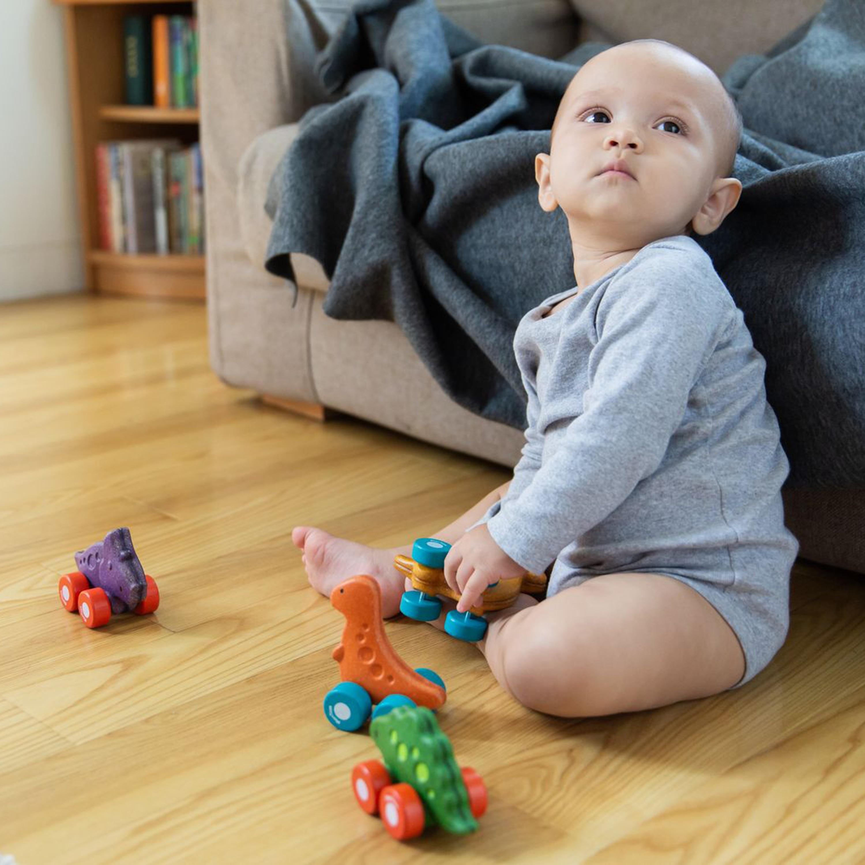 Plan Toys Dino Car, Rex-toys-babyandtoddlertoys-learningtoys-image-3