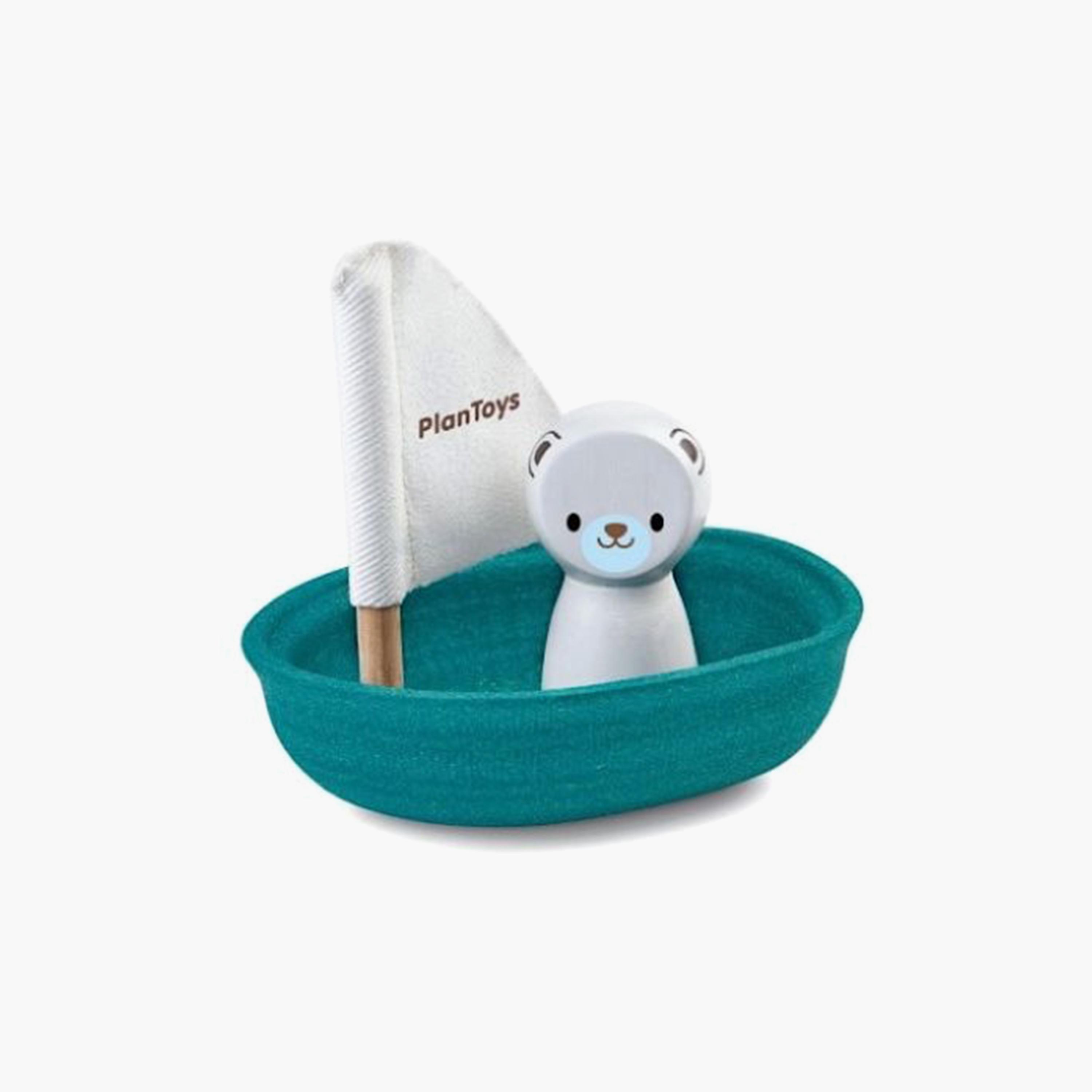 Plan Toys Sailing Boat, Polar Bear-toys-babyandtoddlertoys-bathtoys-image-4