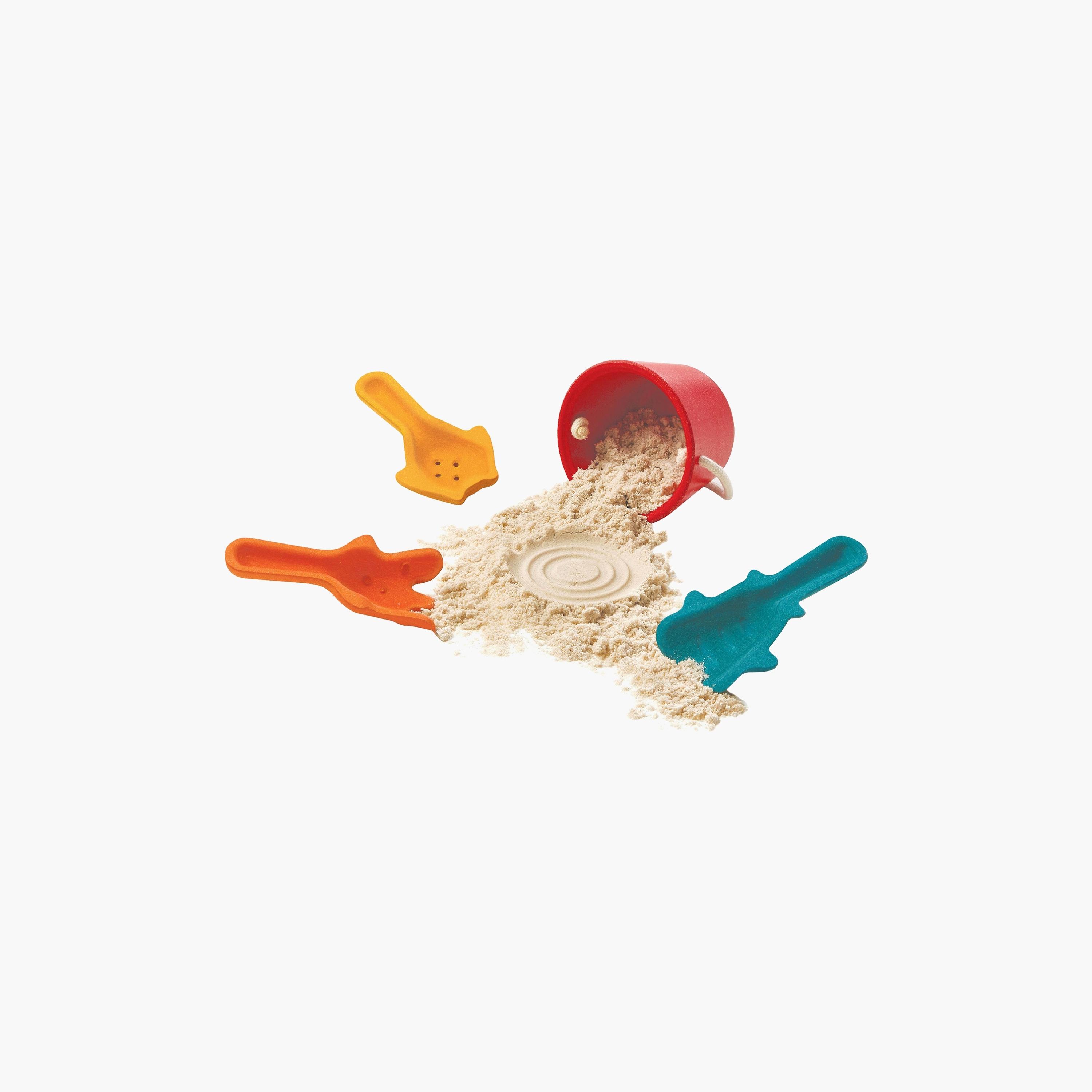 PlanToys Sand Play Set-toys-outdoor-poolandbeach-beachtoys-image-1