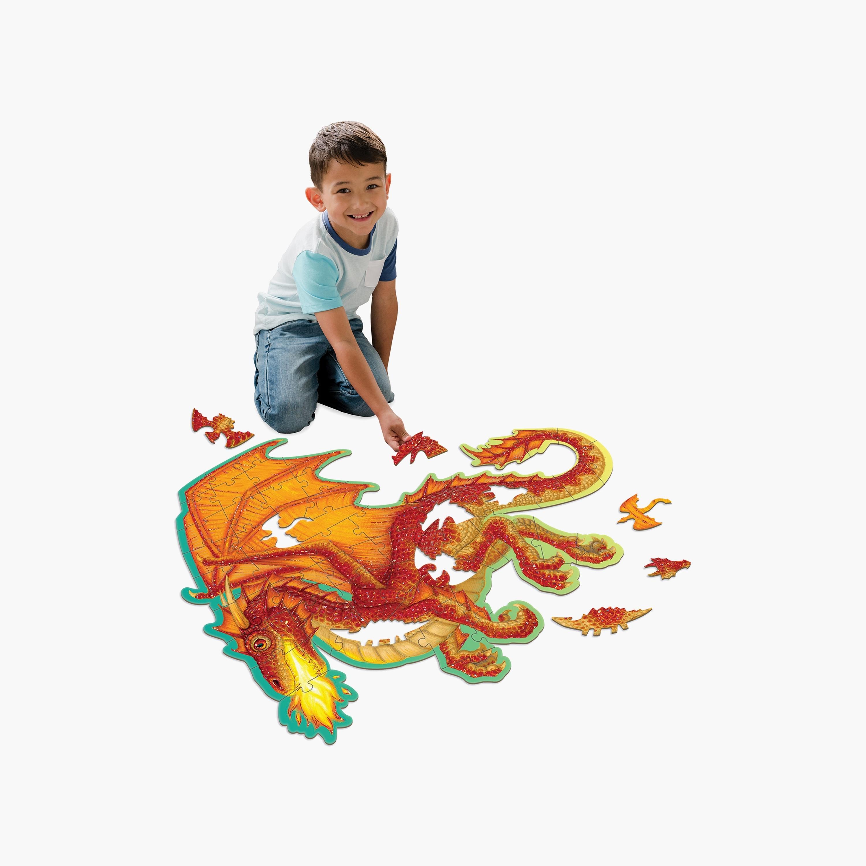 Peaceable Kingdom Dragon Floor Puzzle-toys-indoortoys-puzzles-image-1