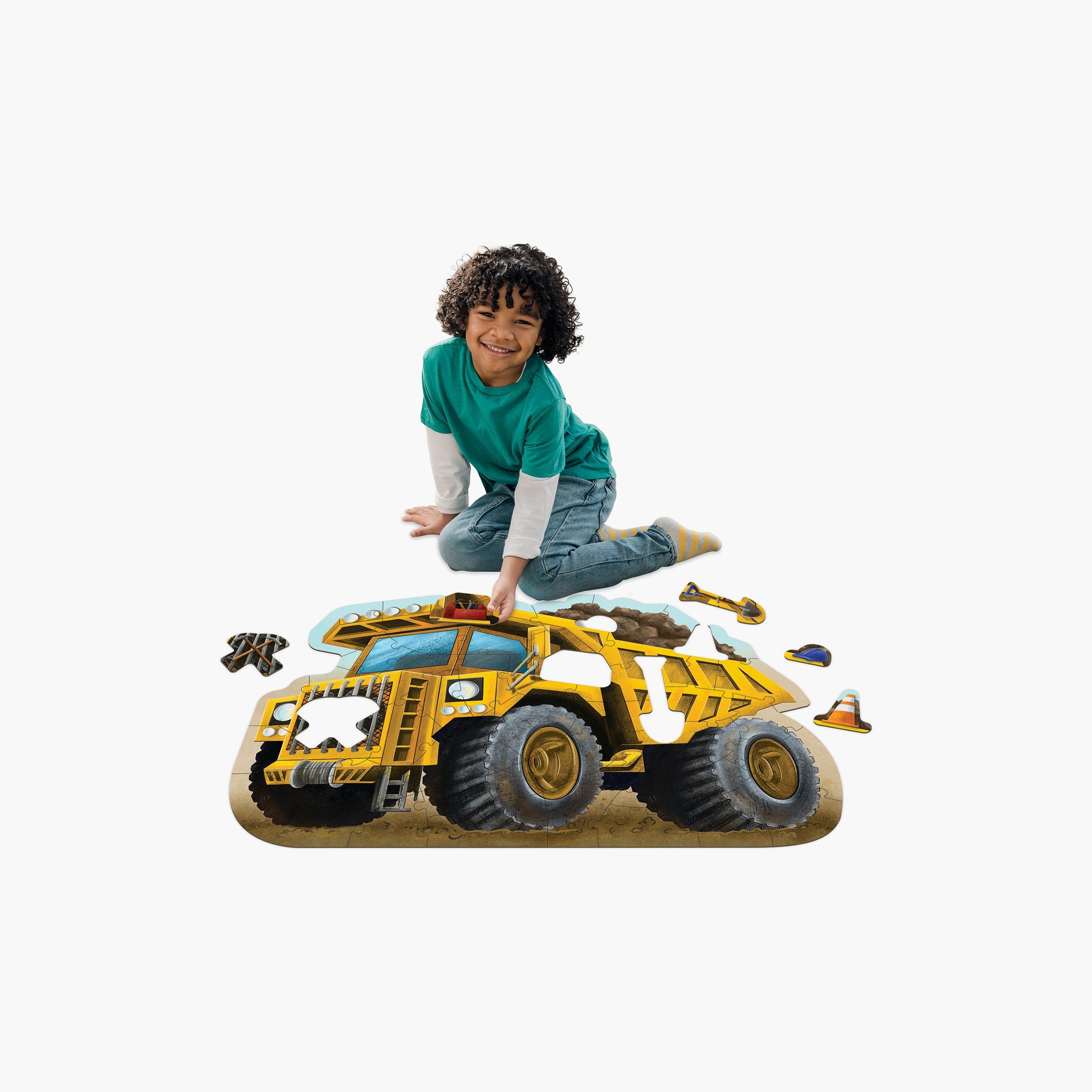 Peaceable Kingdom Dump Truck Floor Puzzle-toys-indoortoys-puzzles-image-1