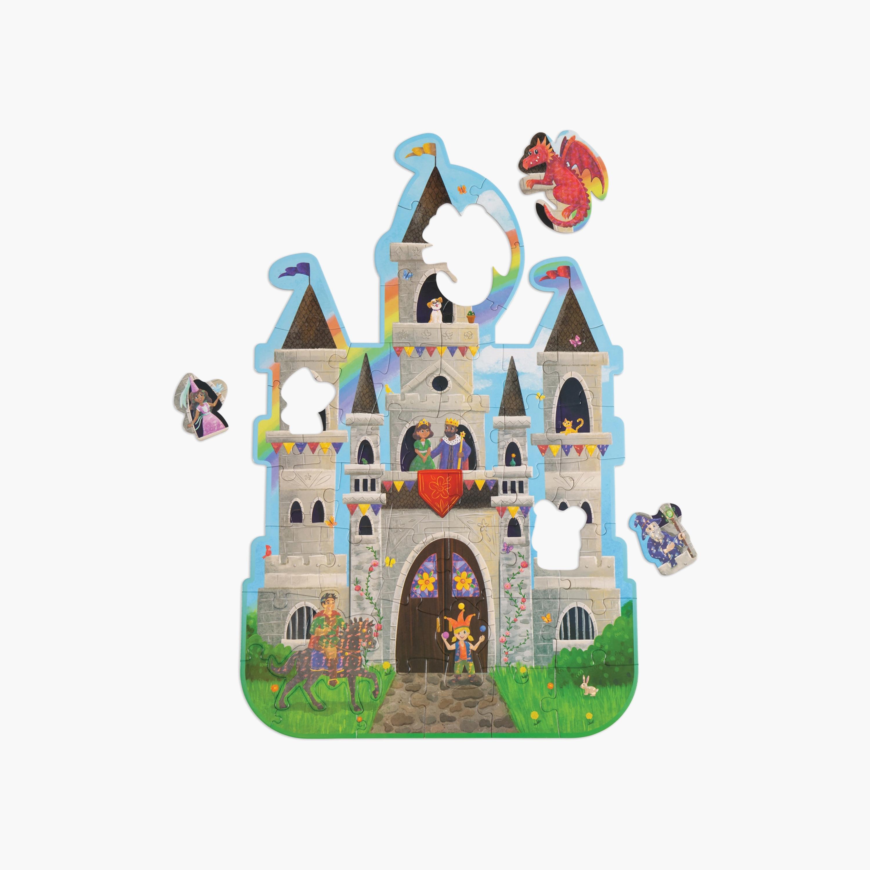 Peaceable Kingdom Castle Floor Puzzle-toys-indoortoys-puzzles-image-1