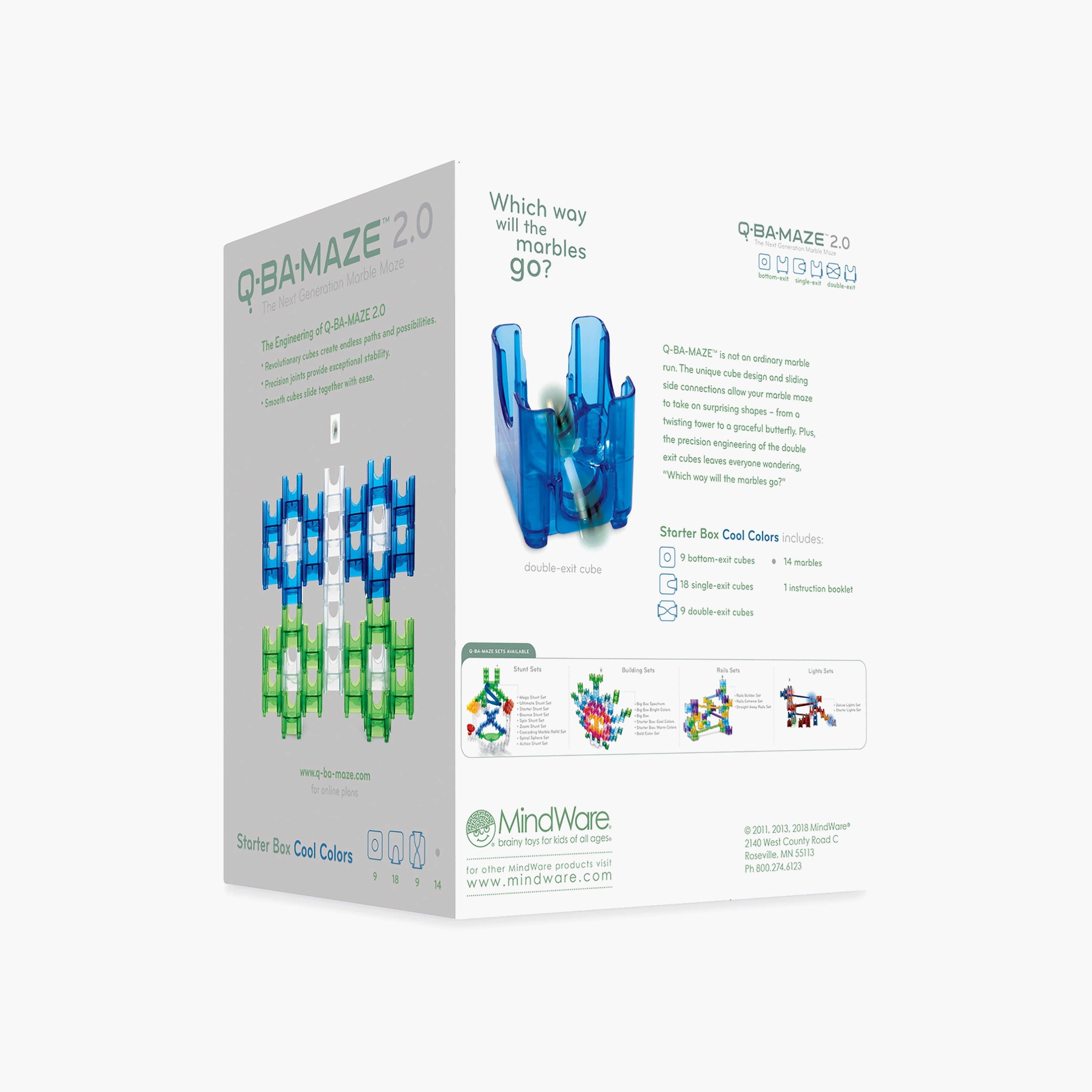 MindWare Q-BA-Maze  2.0 Starter Box Cool Colors Set-toys-educational-stemtoys-image-5