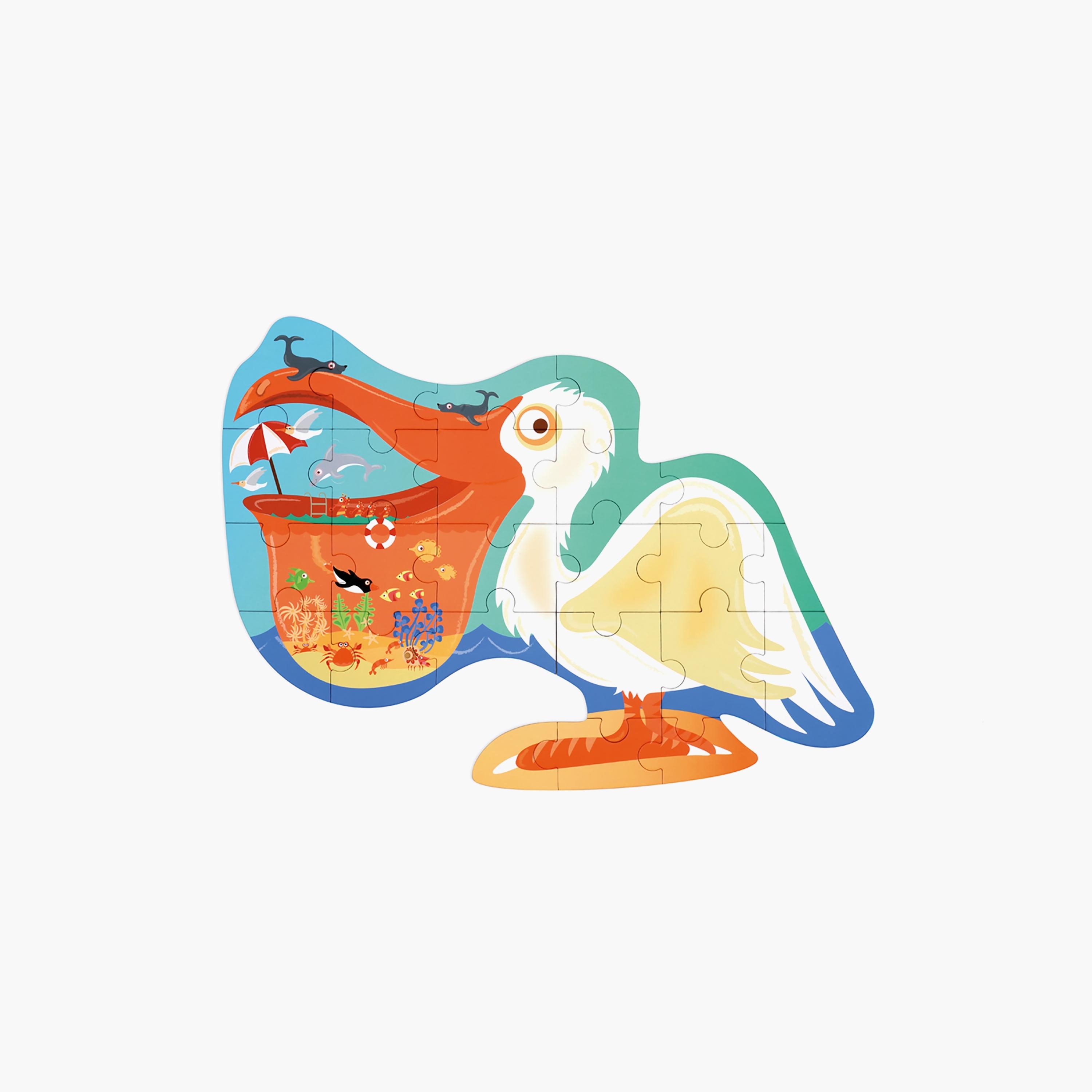 Scratch Europe 24-Piece Pelican Contour Puzzle-toys-indoortoys-puzzles-image-2