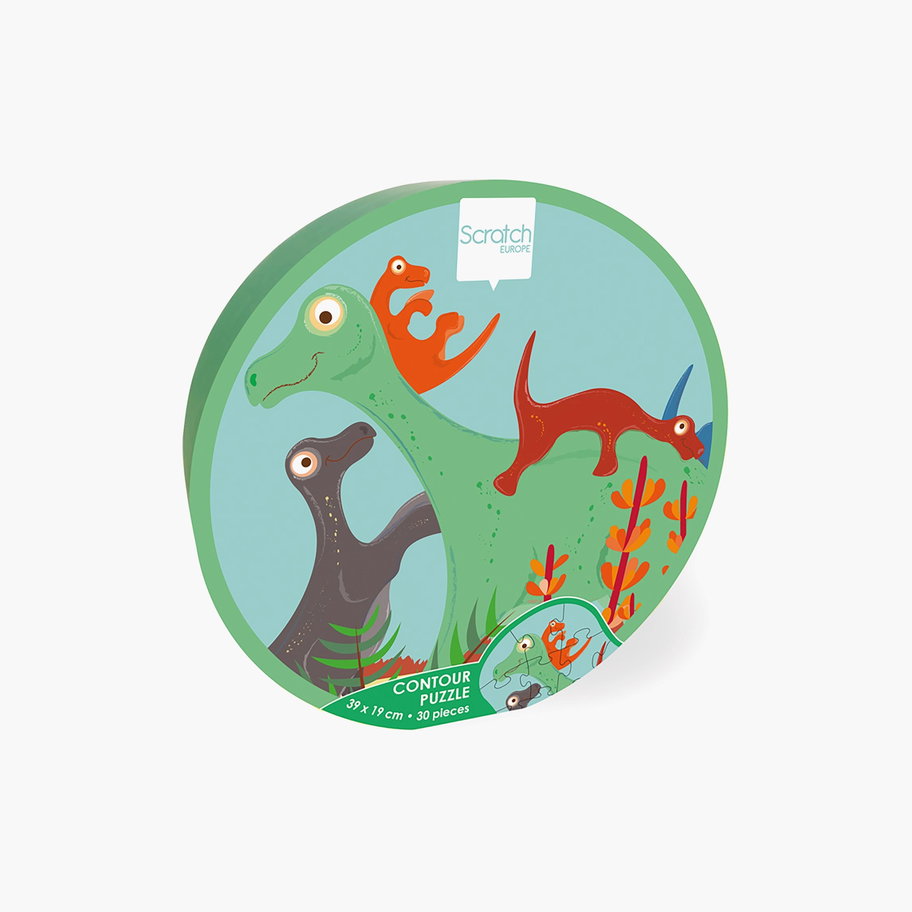 Scratch Europe 30-Piece Dino Contour Puzzle-toys-indoortoys-puzzles-image-2